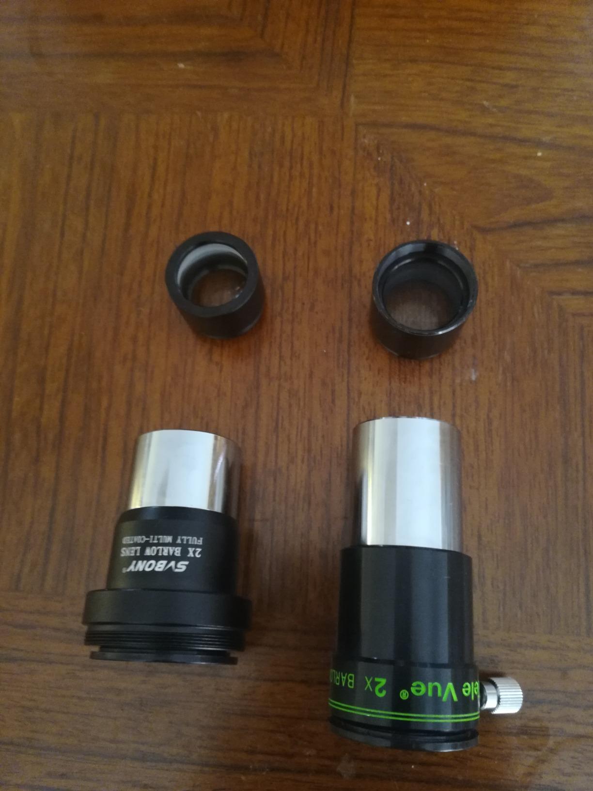 SVBONY Barlow Lens 2X, 1.25 inch Barlow Lens with Multi Coated Broadband Green Film, Telescope Accessories with M42 Thread for Telescope Eyepiece customer photo 1