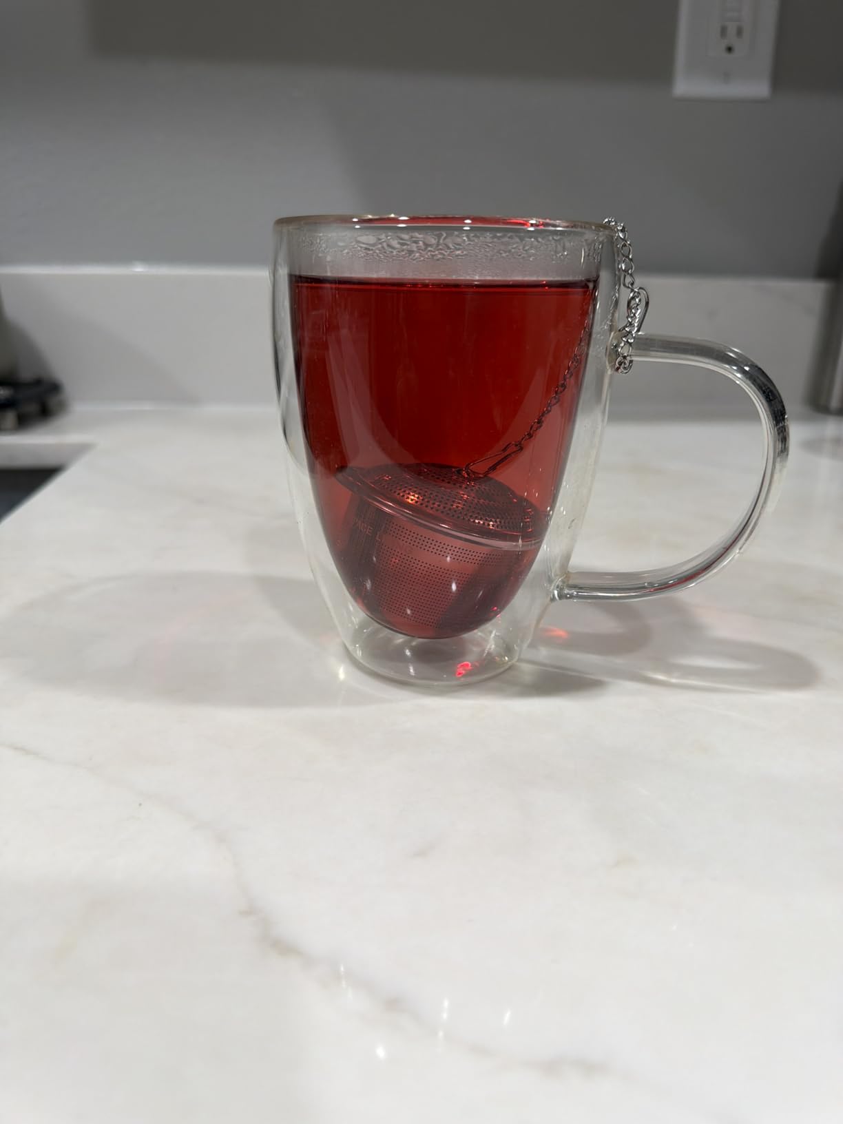 Tea Infuser (Set of 2) with Tea Scoop and Drip Dray - Ultra Fine Tea Strainer for Loose Leaf Tea - Stainless Steel Tea Steeper for a Superior Brewing Experience customer photo 1