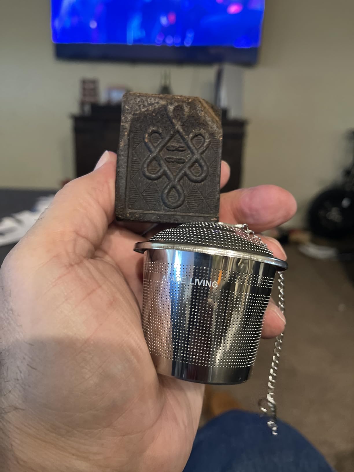 Tea Infuser (Set of 2) with Tea Scoop and Drip Dray - Ultra Fine Tea Strainer for Loose Leaf Tea - Stainless Steel Tea Steeper for a Superior Brewing Experience customer photo 2