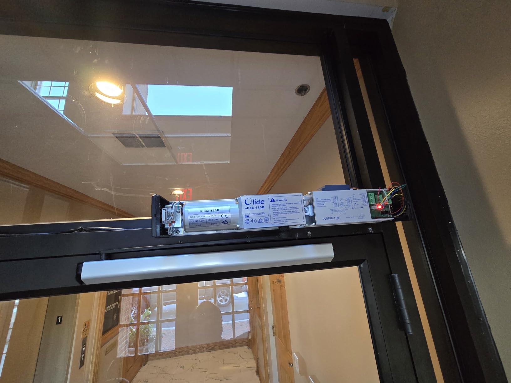 Handicap Door Opener for Disabled People, Low Energy ADA Swing Door Operator with Stainless Steel Handicap Push Buttons customer photo 1