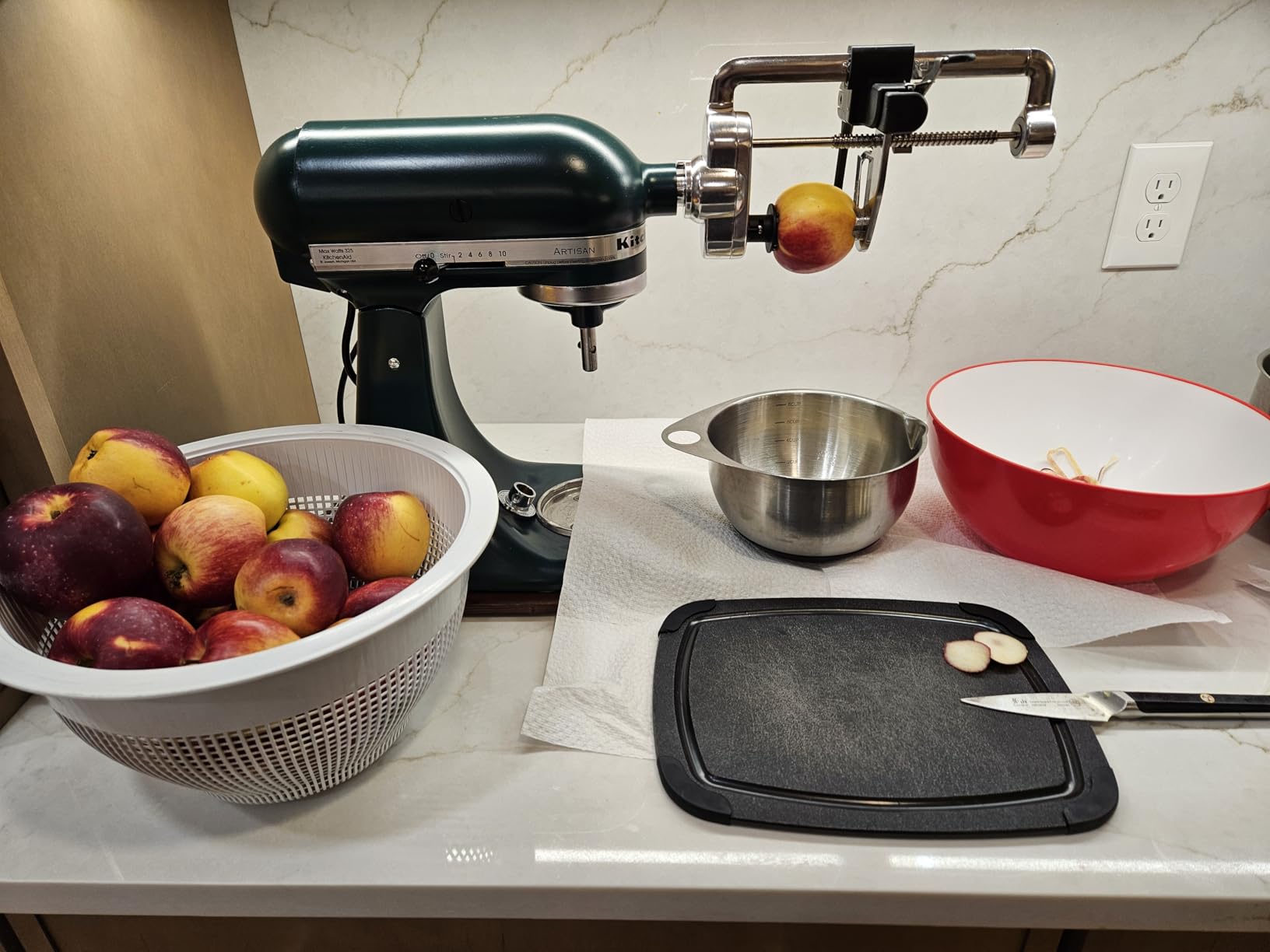 KitchenAid Stand Mixer Attachment, KSM1APC Fruit and Vegetable Spiralizer customer photo 1