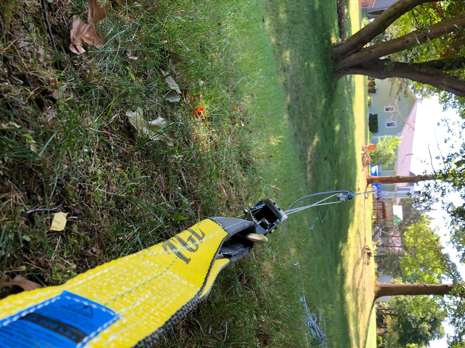 Blue Ox Rope 12 Strand Arborist Rope 1/2 Inch by 150 Feet, Blue/White, Made in The USA customer photo 1