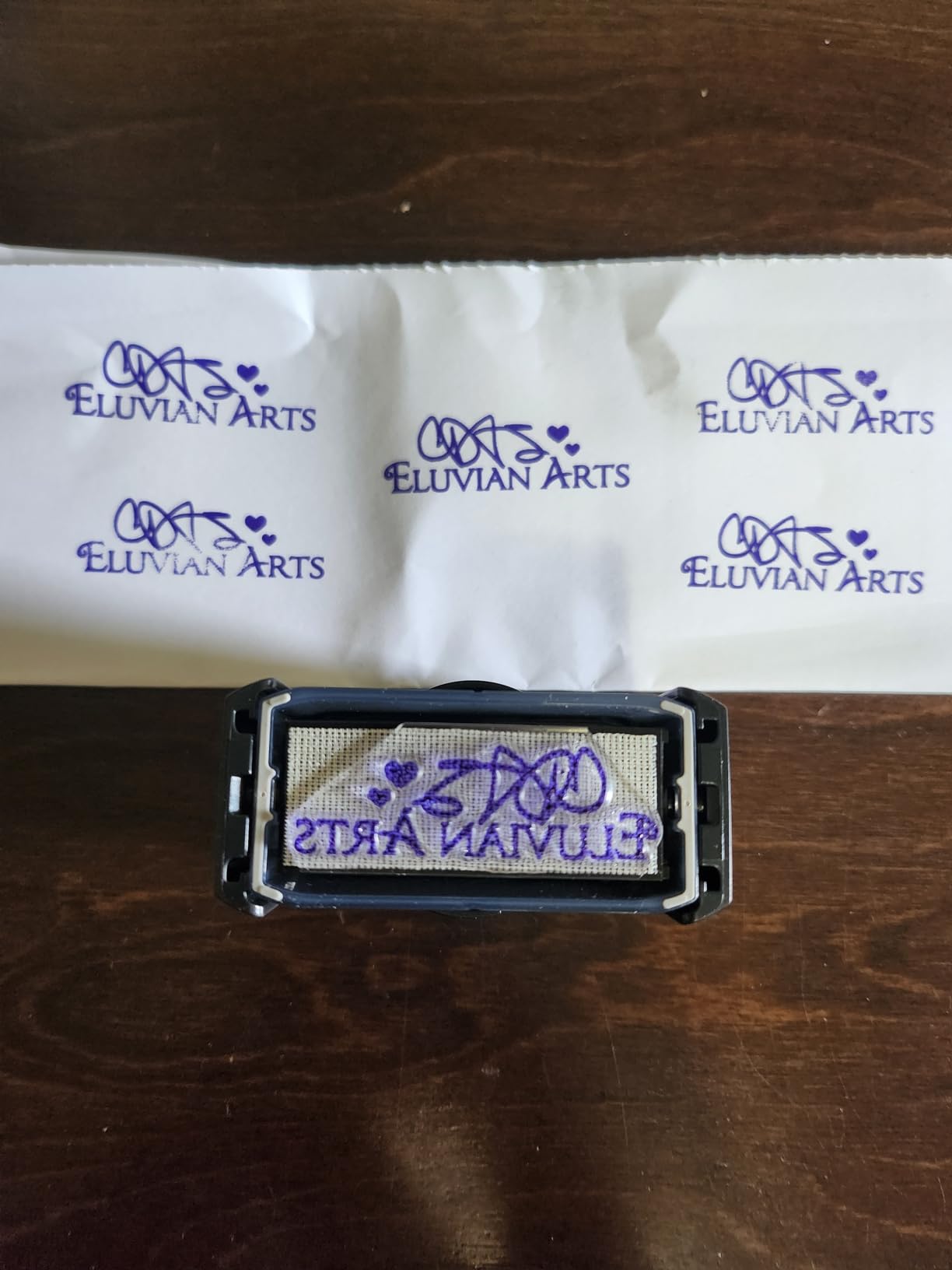 ExcelMark Custom Signature Stamp, Self-Inking Personalized Name Stamp - Upload Your Own Signature Image or Choose Script Font - Refillable Ink for Documents, Checks & Business Use - Medium customer photo 2