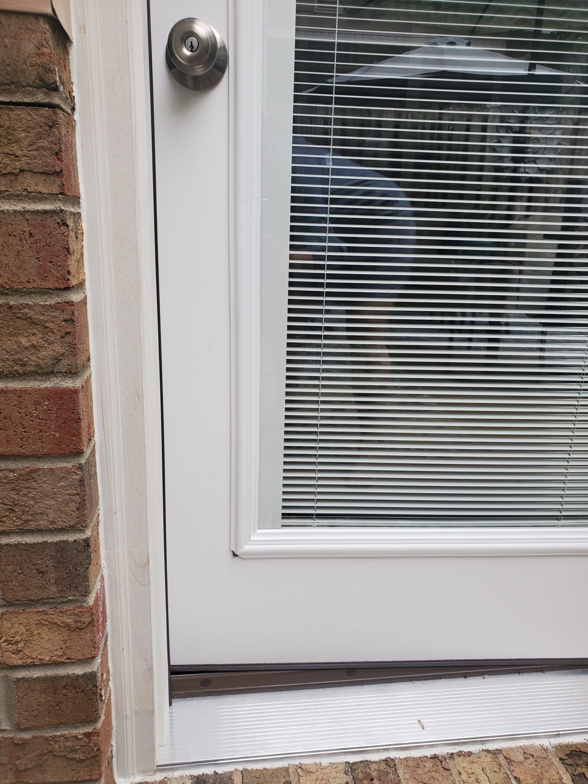 National Door Company EFS686BLFS26R Fiberglass Smooth Primed, Right Hand In-Swing, Prehung Front Door, Full Lite, Clear Glass with RLB, 30