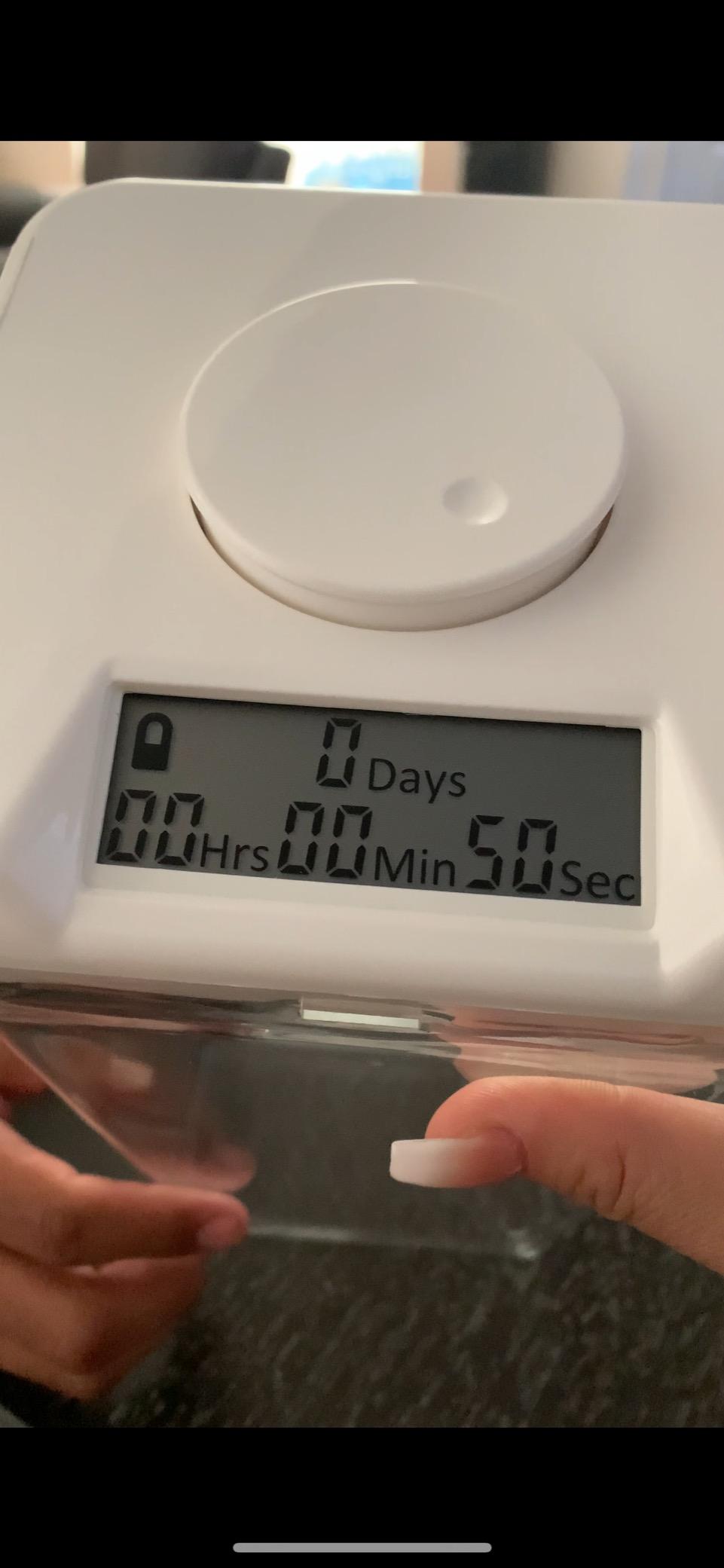 kSafe Time Locking Container Medium - Phone Lock Box, Snack Safe, Self-Control Timer Box, BPA-Free Plastic, No Overrides, 5.5