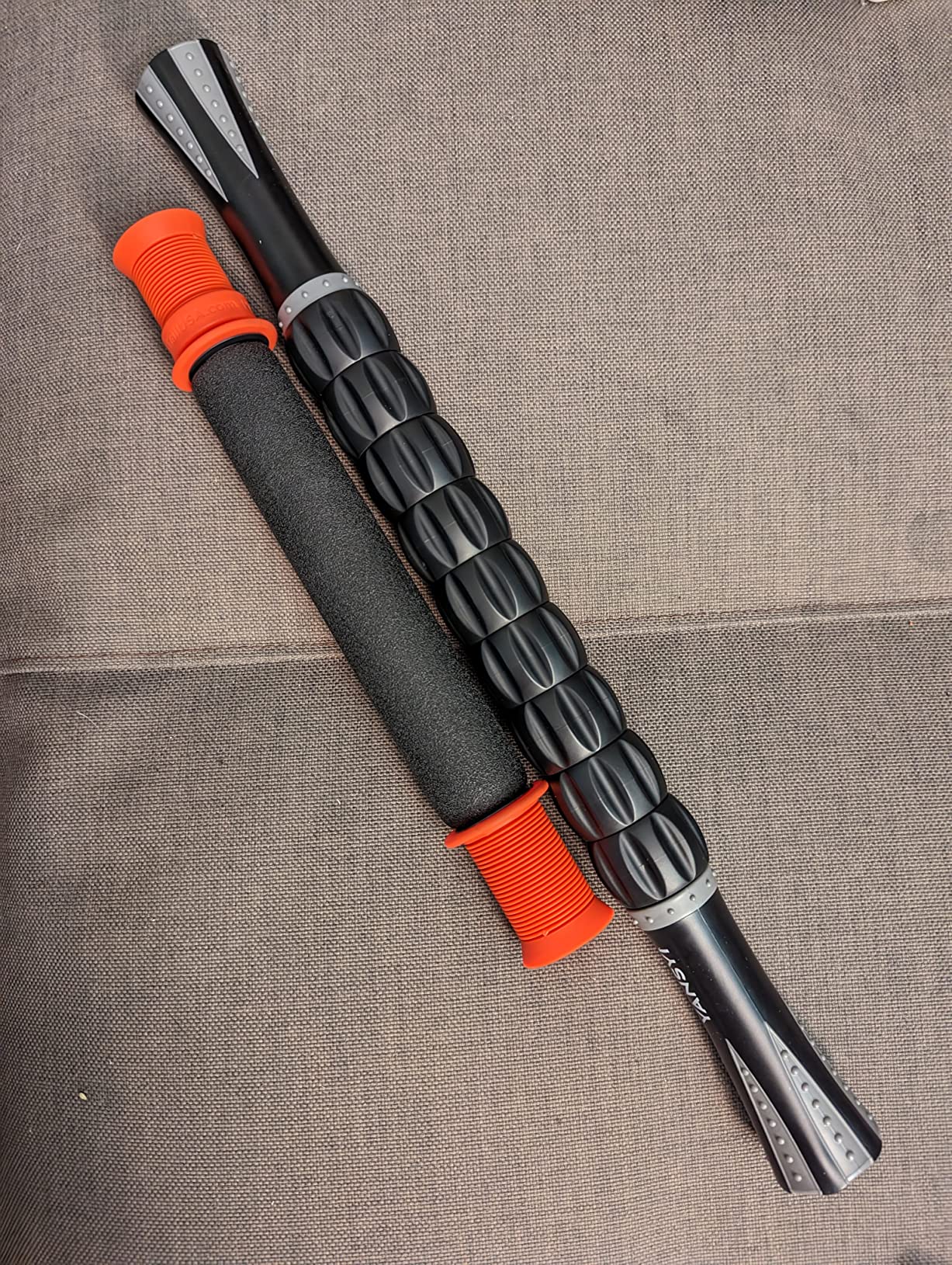 Tiger Tail 18in Massage Stick Portable Roller, Handheld, Deep Tissue Foam Roller customer photo 2