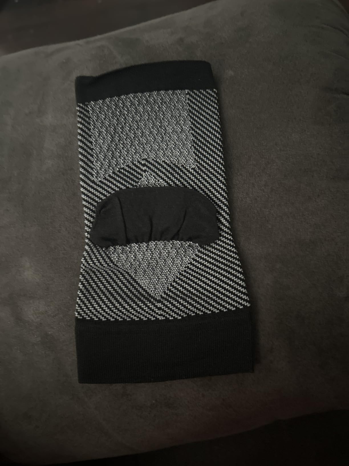 Compression Socks for Plantar Fasciitis & Achilles Tendonitis Relief - Pair of Ankle Compression Sleeves for Foot Swelling, Heel Spurs, Pain & Fatigue - Comfortable Arch Support Brace for Daily Use (Black, Medium) customer photo 2