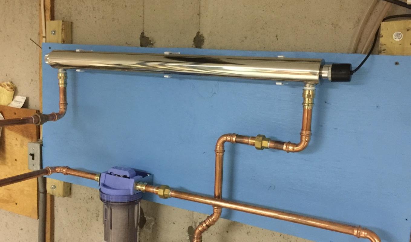 UV Water Filter Whole House Purifier System 55W Ultraviolet Light Lamp, 110V, 12GPM Flow Rate, 3/4 inch NPT Inlet Outlet Purification by Bluonics customer photo 1