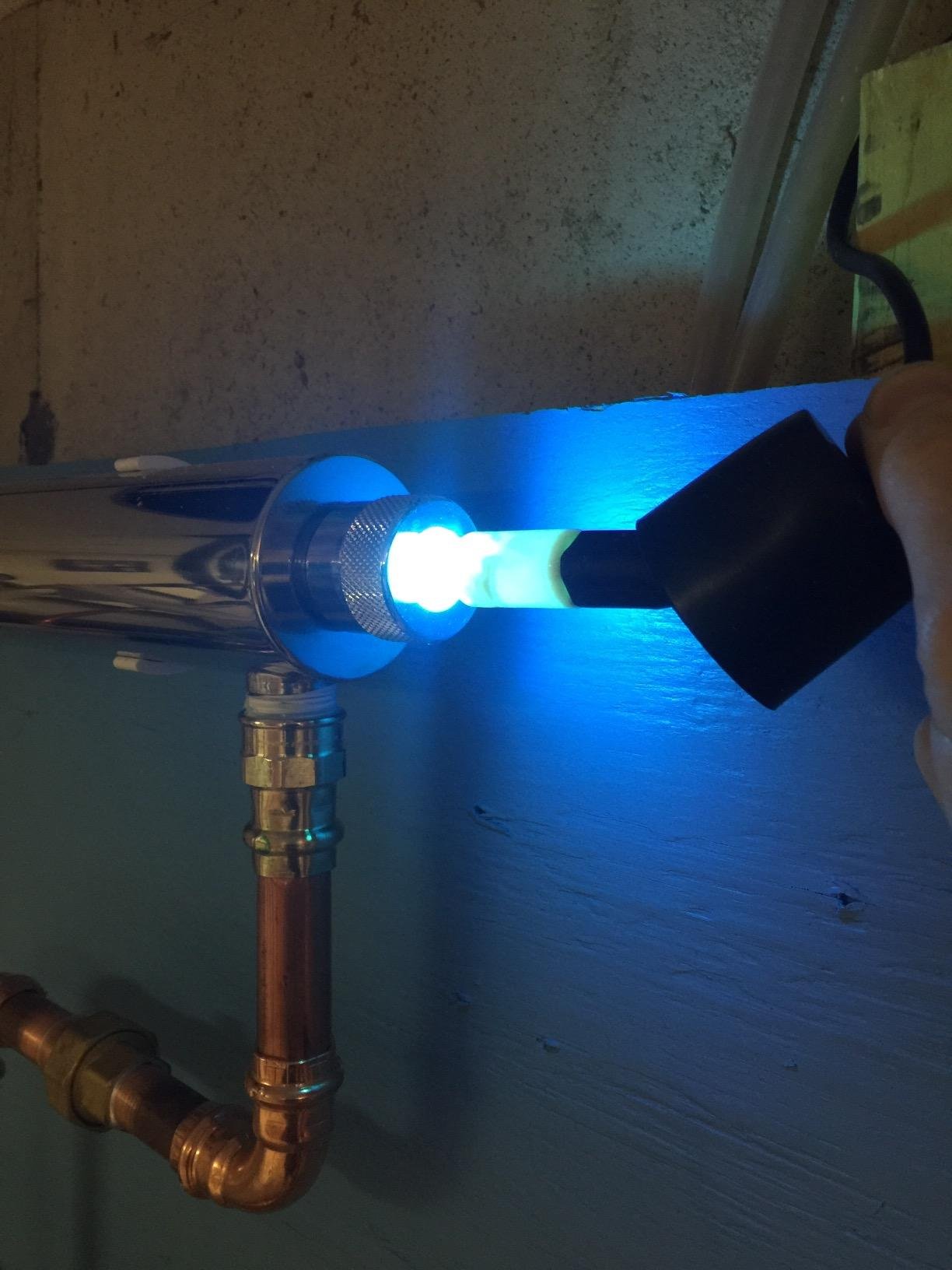 UV Water Filter Whole House Purifier System 55W Ultraviolet Light Lamp, 110V, 12GPM Flow Rate, 3/4 inch NPT Inlet Outlet Purification by Bluonics customer photo 2