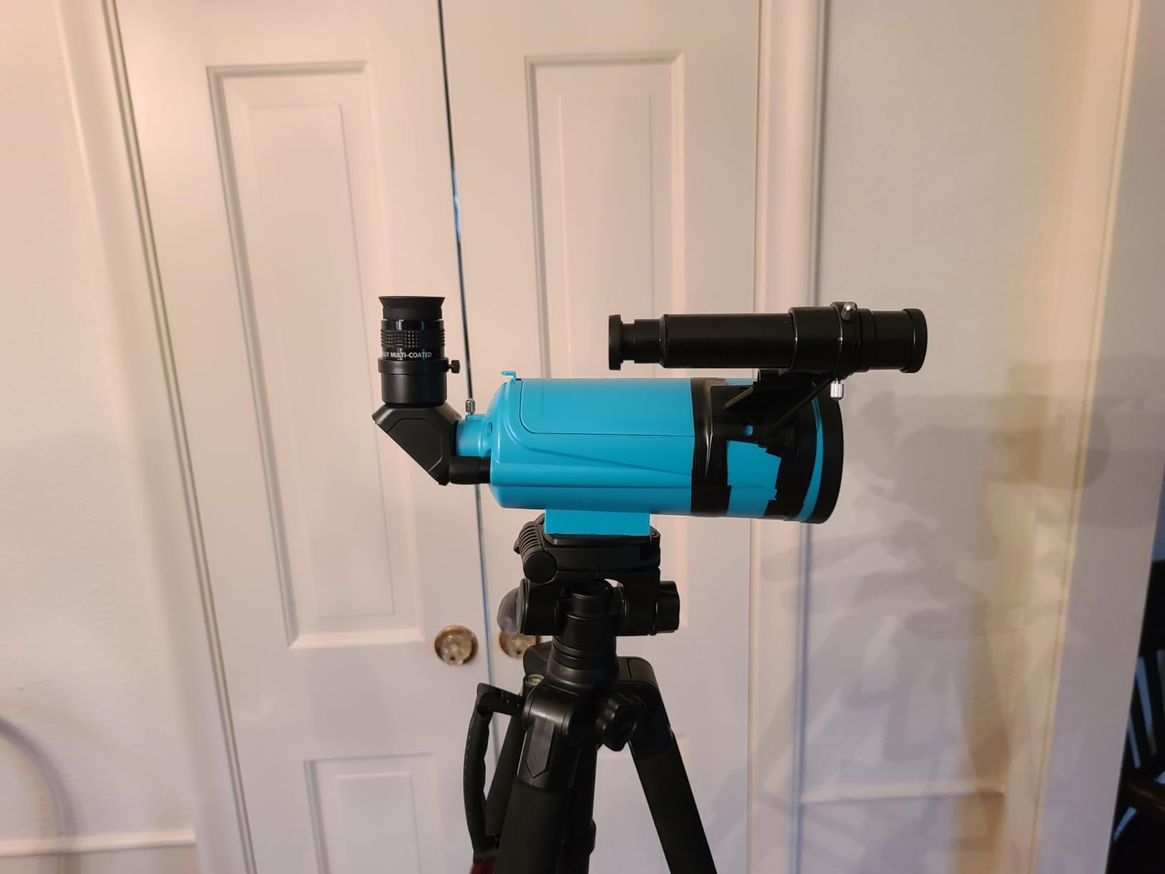 SVBONY Finder Scope 5x24 Mounting Bracket with Two Holes, Cross Hair Reticle Viewfinder, Adjustable Focusing Wheel, Fully Coated Lens, Plastic Accessory Kit for Astronomy Telescope customer photo 1