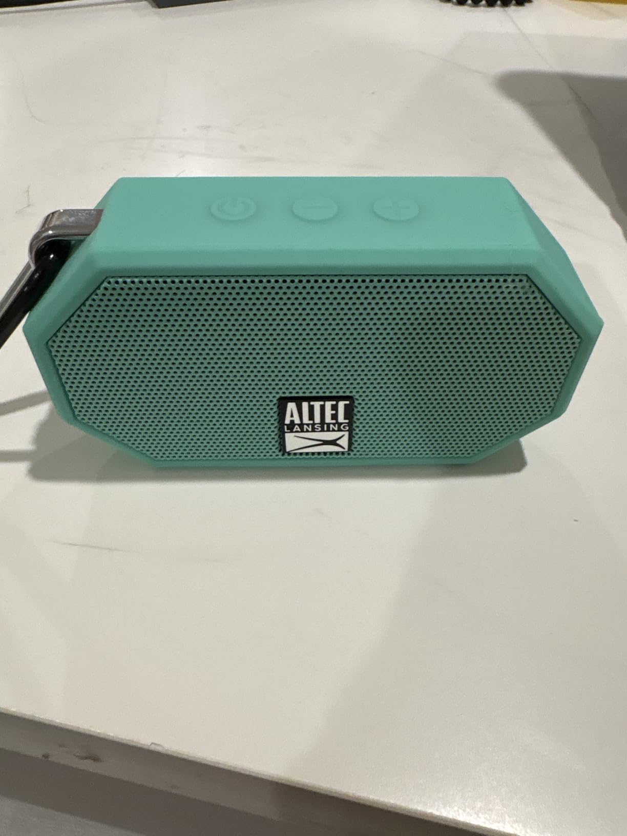 Altec Lansing Mini H2O - Waterproof Bluetooth Speaker, IP67 Certified & Floats in Water, Compact & Portable Speaker for Hiking, Camping, Pool, and Beach,Black customer photo 1