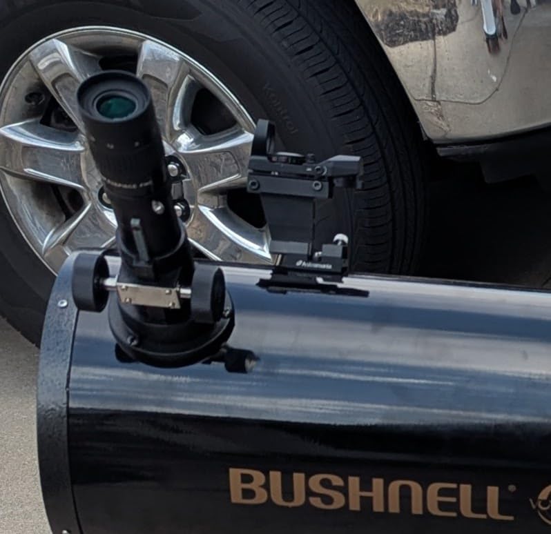 Astromania Red Dot Finderscope for Telescope Deluxe Finder, StarPointer Red Dot Sight Metal Reflex Finder Scope for Astronomical Telescope - Red Dot Viewfinder Finderscope with Dovetail Finder Bracket customer photo 1