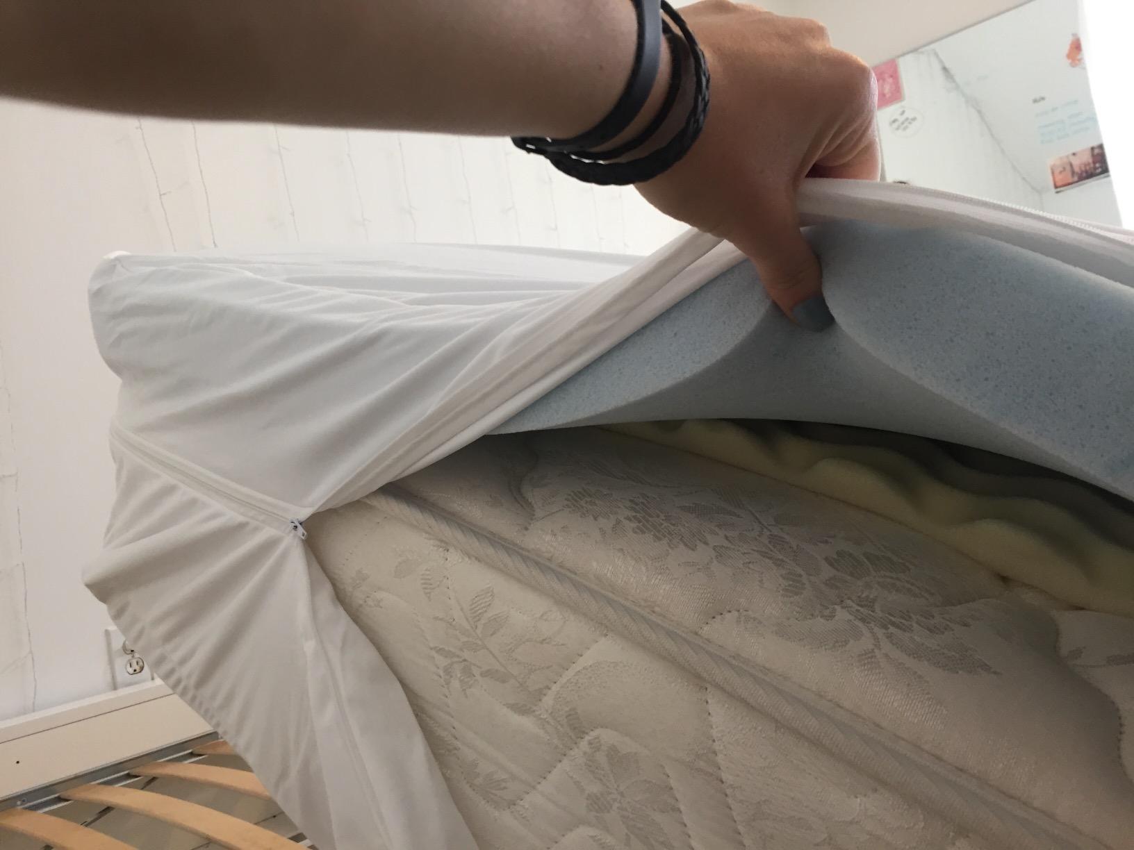 HOSPITOLOGY PRODUCTS Mattress Encasement - Zippered Bed Bug Dust Mite Proof Hypoallergenic - Sleep Defense System - Queen - Waterproof - Stretchable - Standard 12