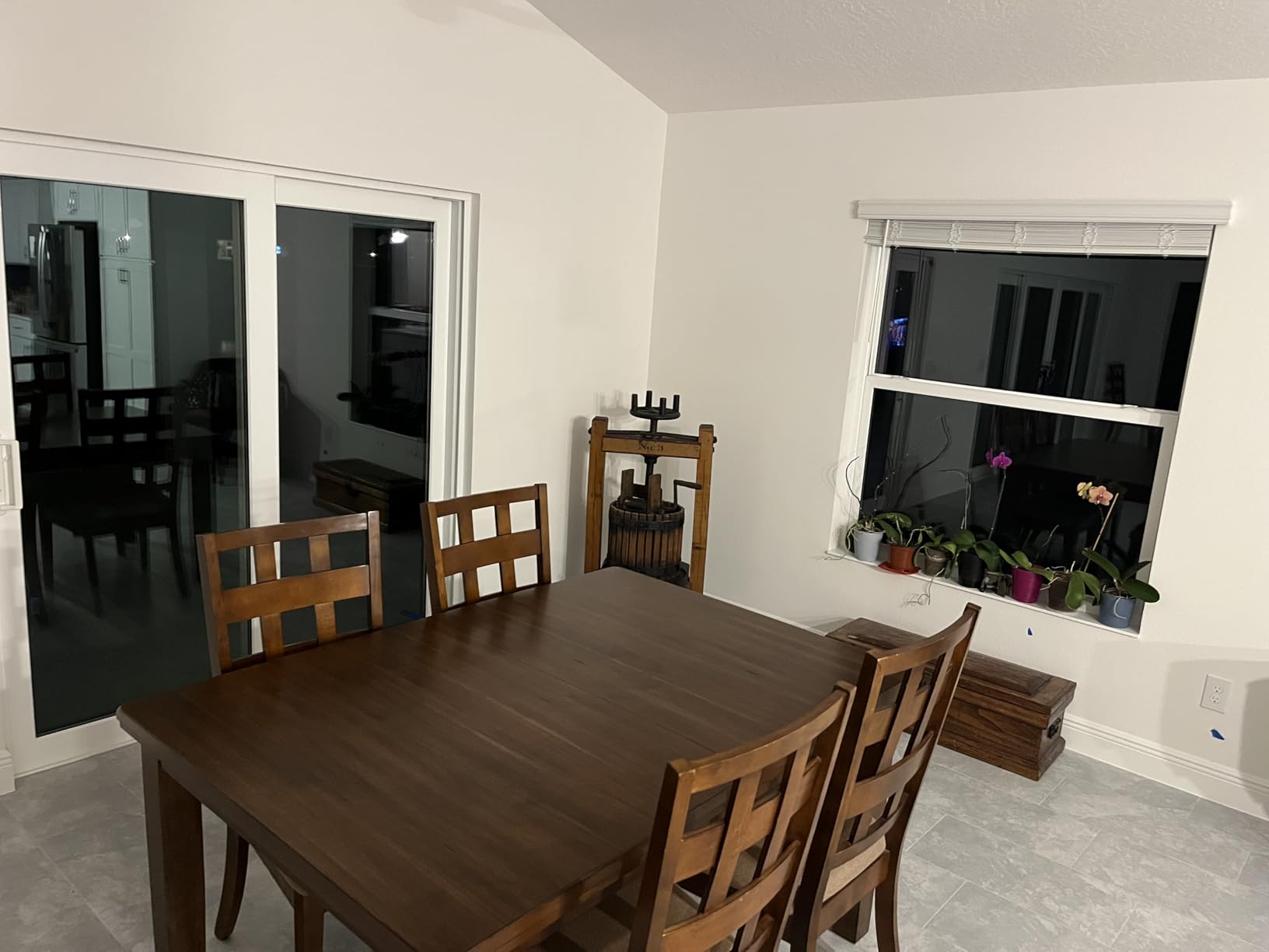 Signature Design by Ashley Haddigan Traditional Rectangular Dining Extension Table, Seats up to 8, Dark Brown customer photo 2