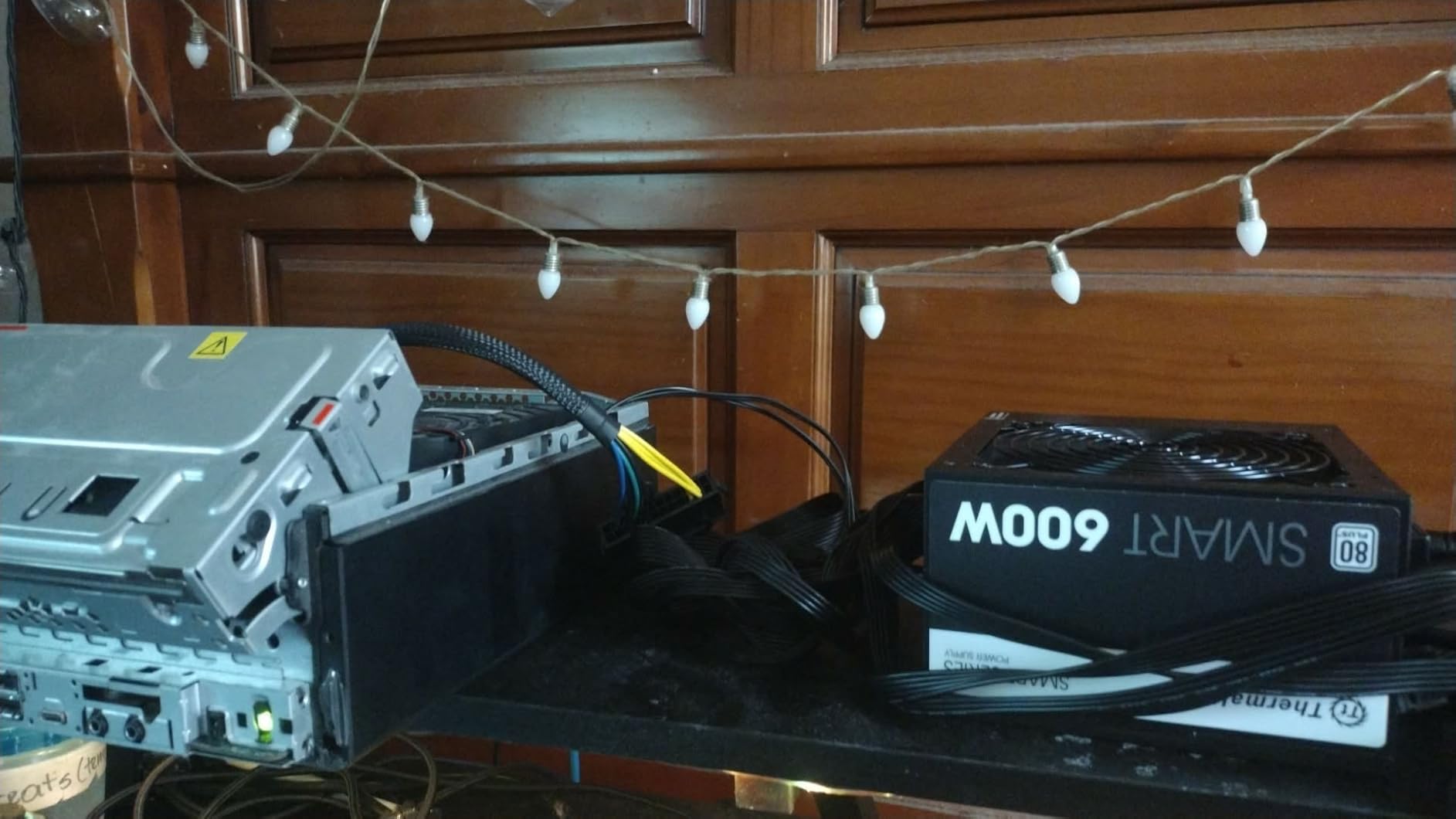 Thermaltake Smart 500W 80+ White Certified PSU, Continuous Power with 120mm Ultra Quiet Cooling Fan, ATX 12V V2.3/EPS 12V Active PFC Power Supply PS-SPD-0500NPCWUS-W customer photo 1