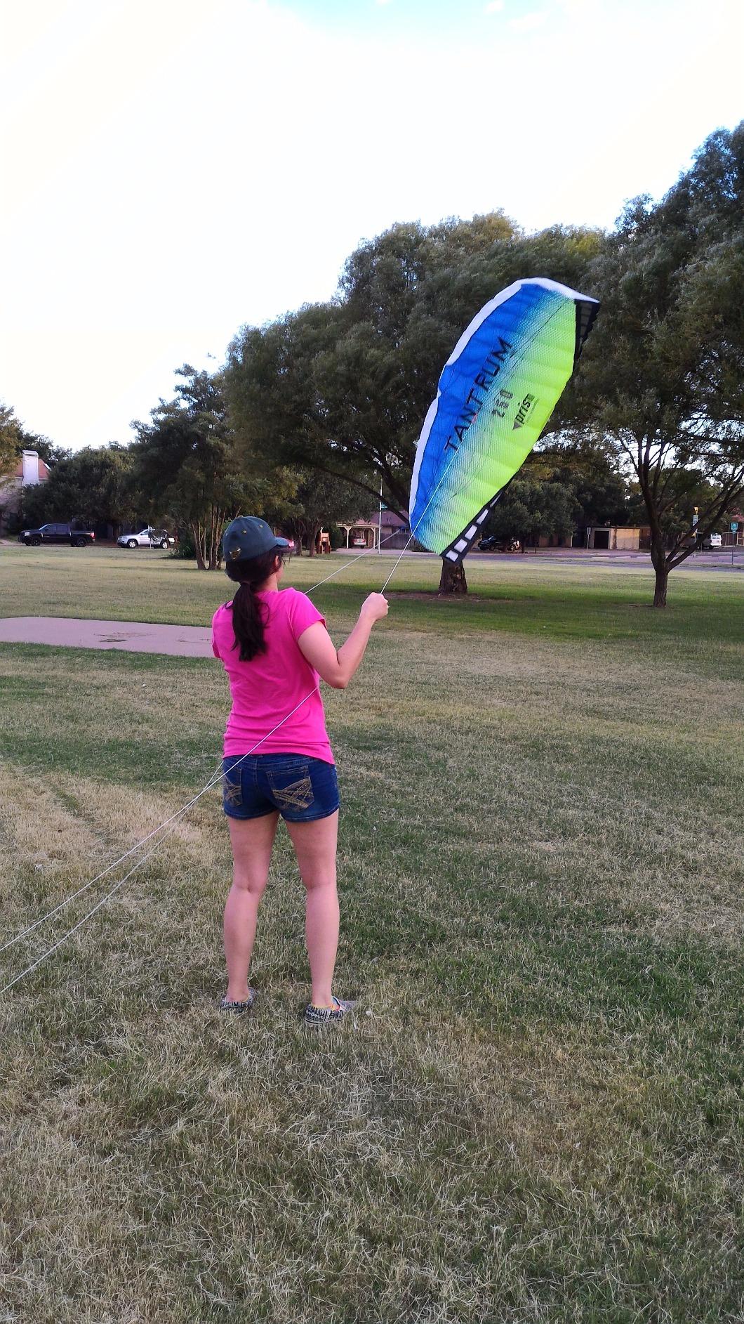 Prism Kite Technology Tantrum 220 Dual-line Parafoil Kite with Control Bar customer photo 1