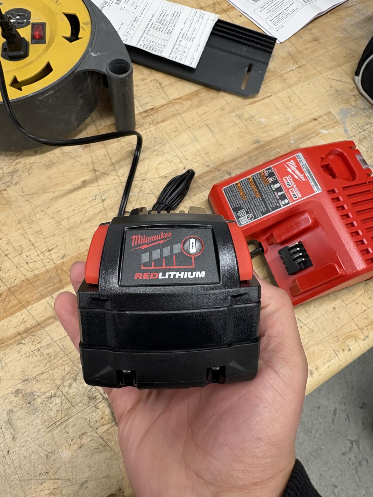 Milwaukee 48-59-1850 M18 RED LITHIUM XC 5.0 Ah Batteries (2) + M12/M18 Multi Voltage Charger Kit customer photo 1