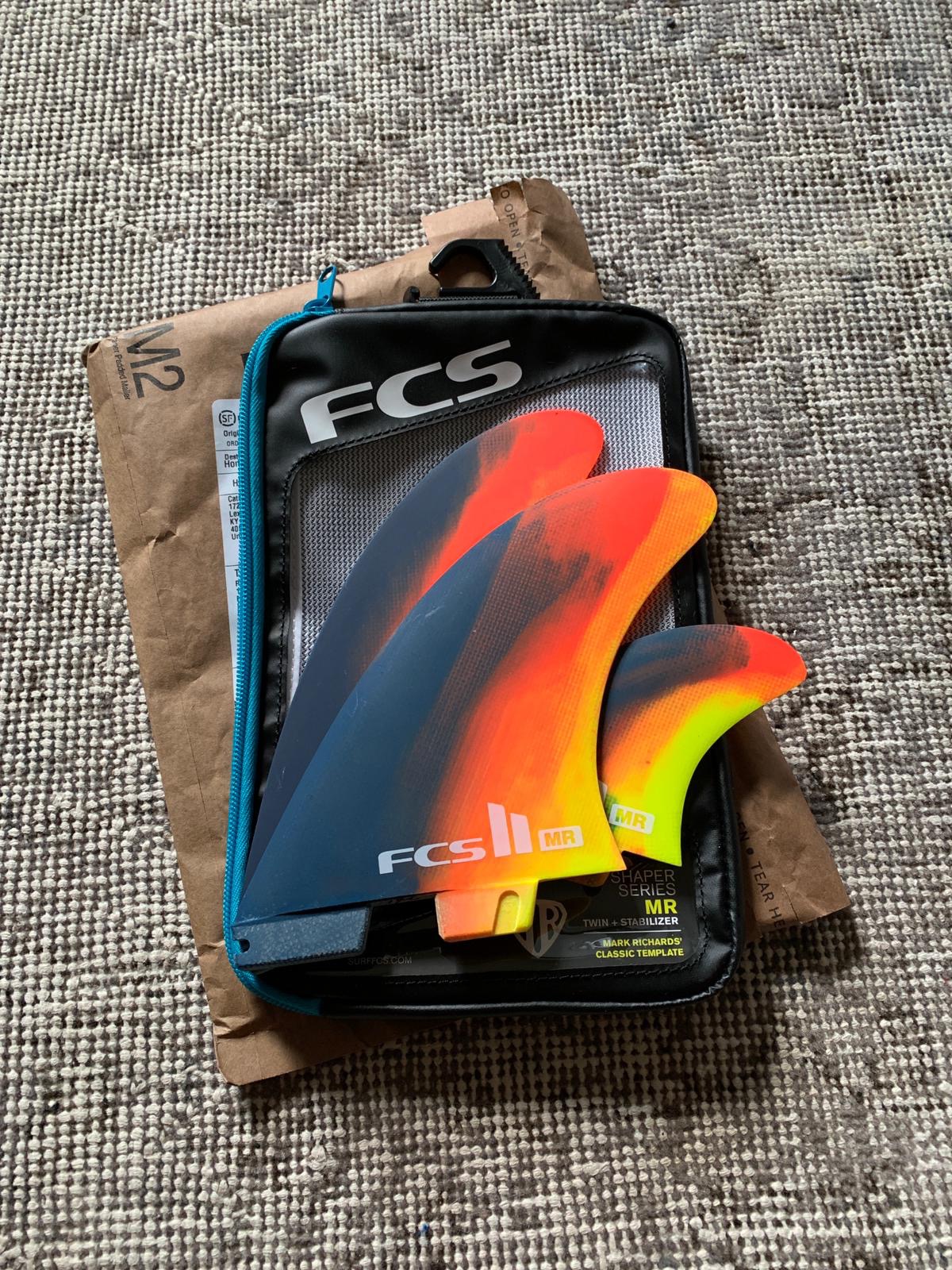 FCS Mark Richards Twin + Stabilizer Template fin Set - Produces Exceptional Drive and Speed customer photo 2