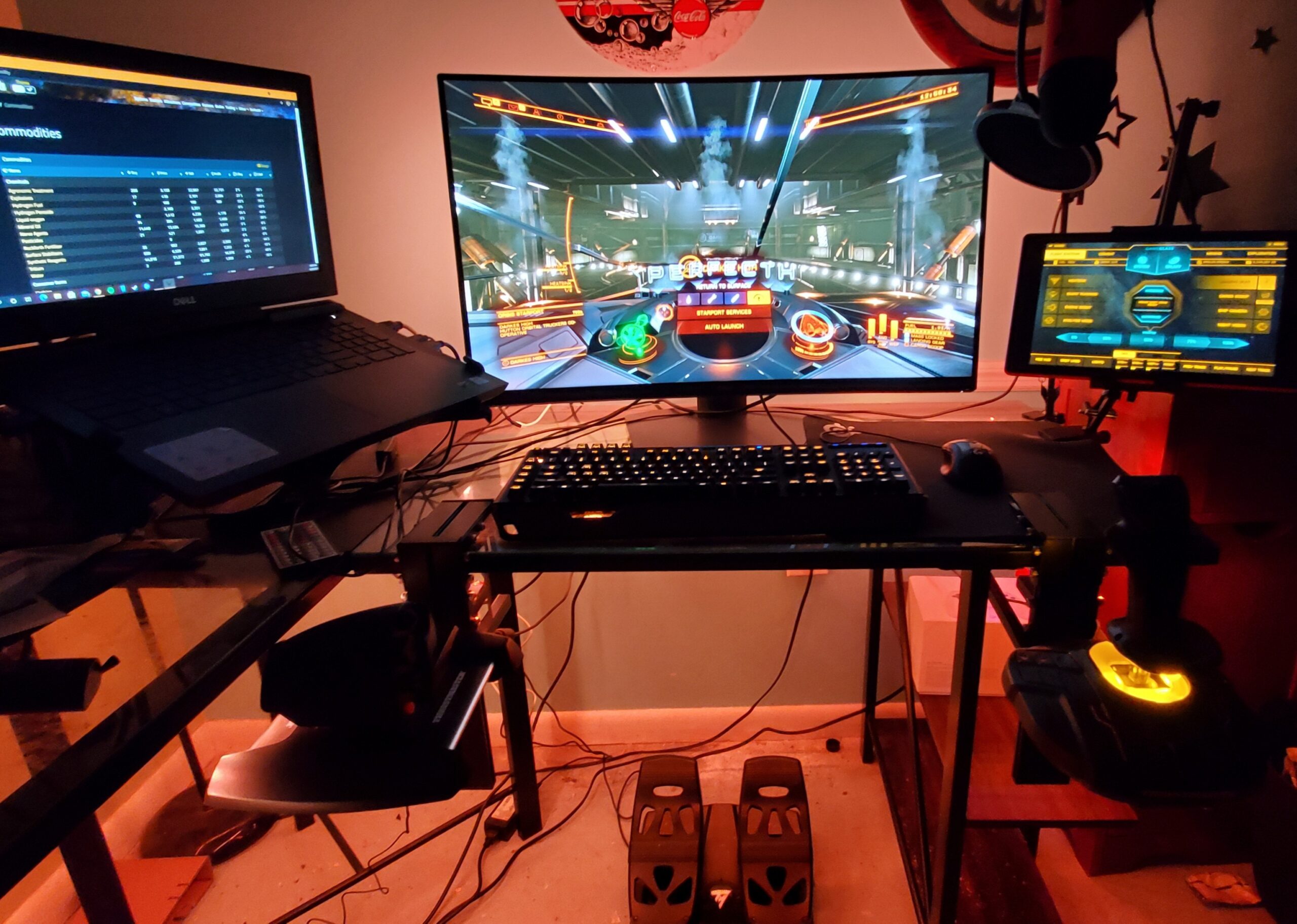 Thrustmaster TFRP Flight Rudder Pedals – Sliding Rail System, Compatible PS5/Xbox/PC customer photo 1