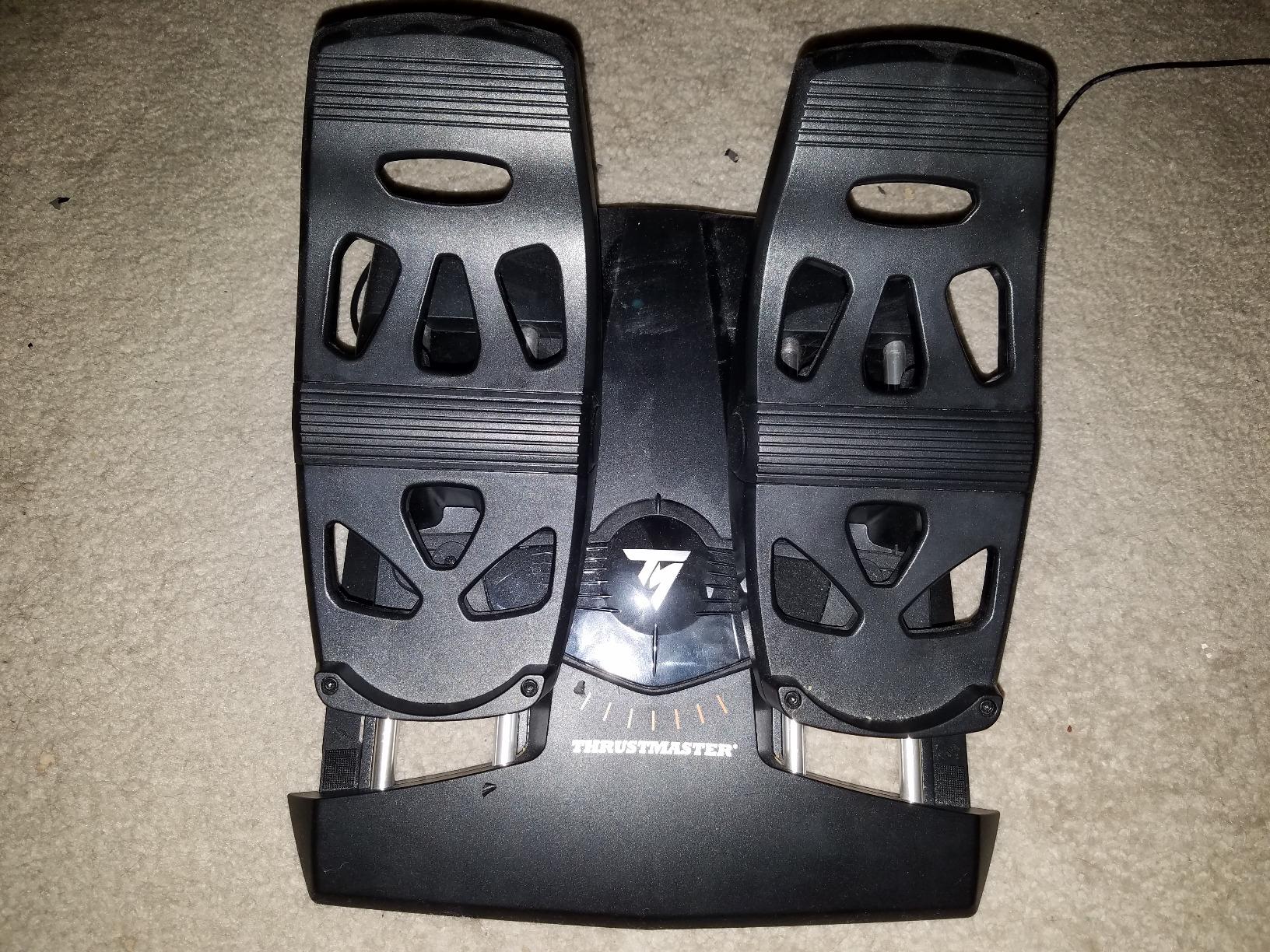 Thrustmaster TFRP Flight Rudder Pedals – Sliding Rail System, Compatible PS5/Xbox/PC customer photo 2