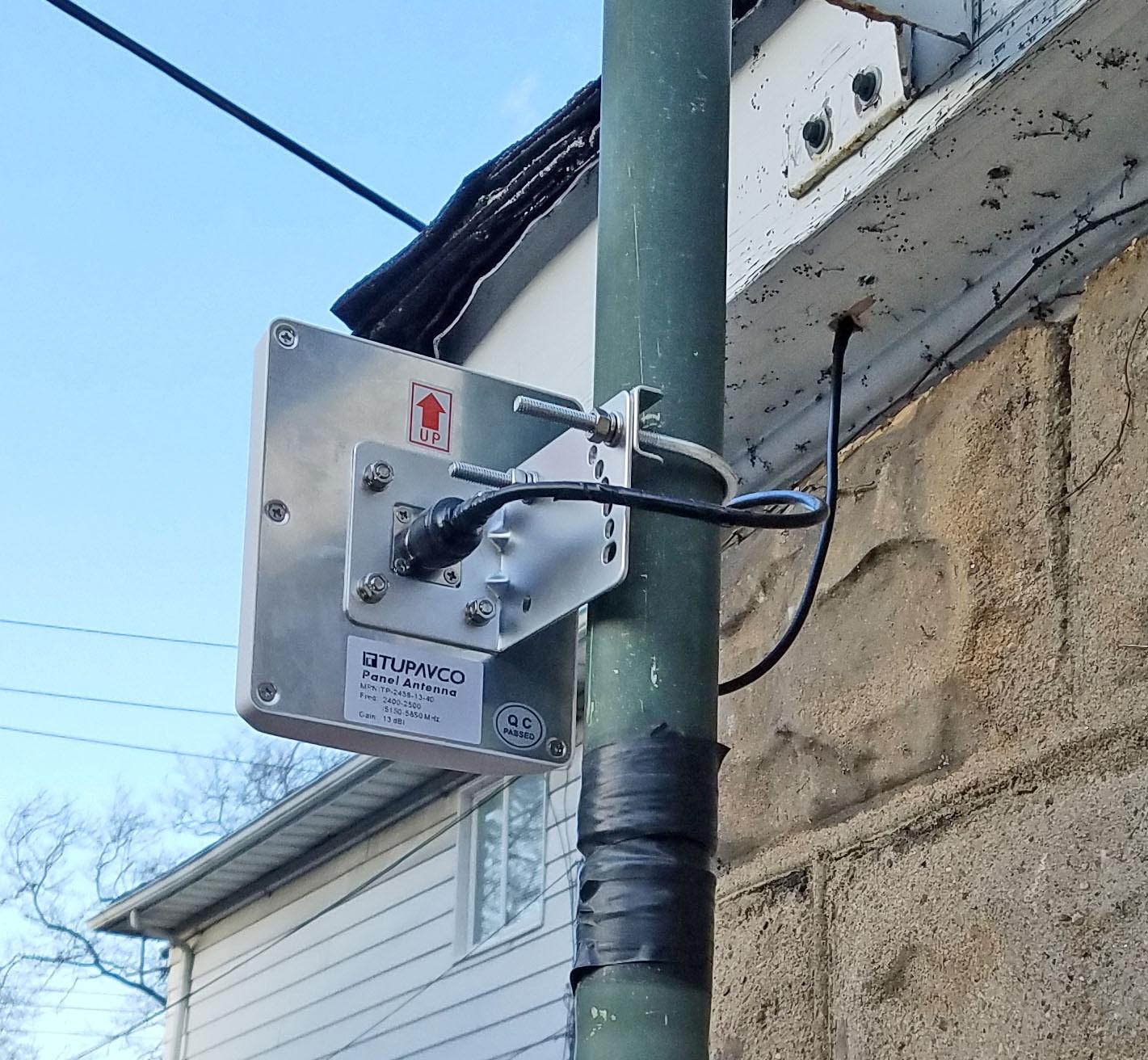 Tupavco TP542 Dual-Band (13dBi) Outdoor Directional Panel Antenna (2.4GHz & 5GHz WiFi) Wireless Network Signal (Pole Mast Mount) Weatherproof High-Gain Long-Range (w/N-Female Connector) customer photo 2