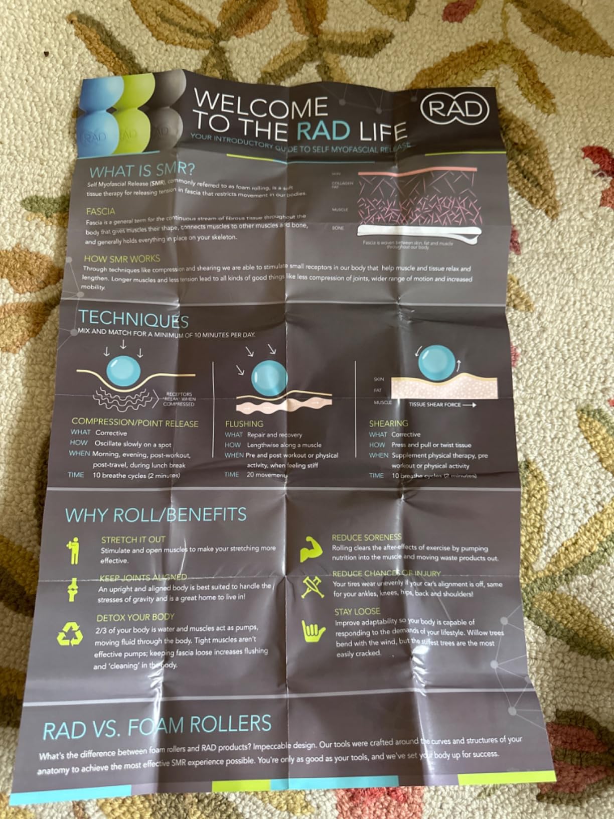 RAD Rounds - 3 Density Yoga Massage Ball Set for Deep Tissue Myofascial Release - Therapy Balls for Feet, Back, Neck, Jaw & Forearms - Trigger Point & Mobility Therapy (3-Pack) customer photo 1
