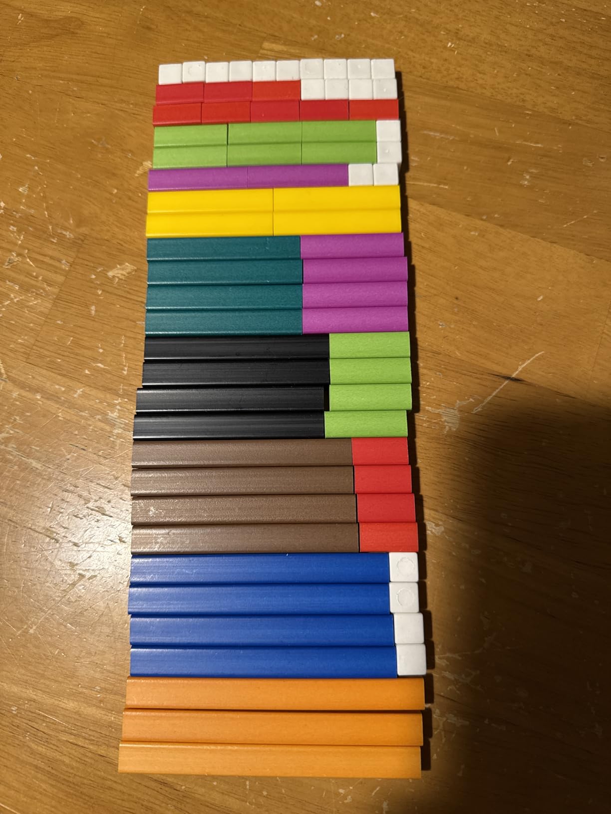 hand2mind Plastic Cuisenaire Rods Individual Set, Math Manipulatives, Montessori Math Rods, Math Counters, Math Blocks, Counting Blocks, Montessori Math, Fraction Bars, Number Rods (Set of 74) customer photo 1