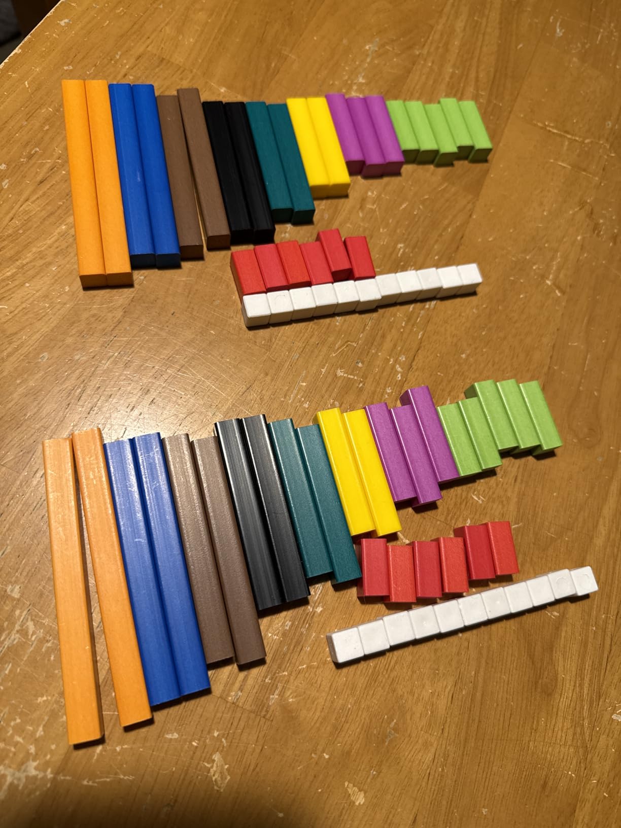 hand2mind Plastic Cuisenaire Rods Individual Set, Math Manipulatives, Montessori Math Rods, Math Counters, Math Blocks, Counting Blocks, Montessori Math, Fraction Bars, Number Rods (Set of 74) customer photo 2