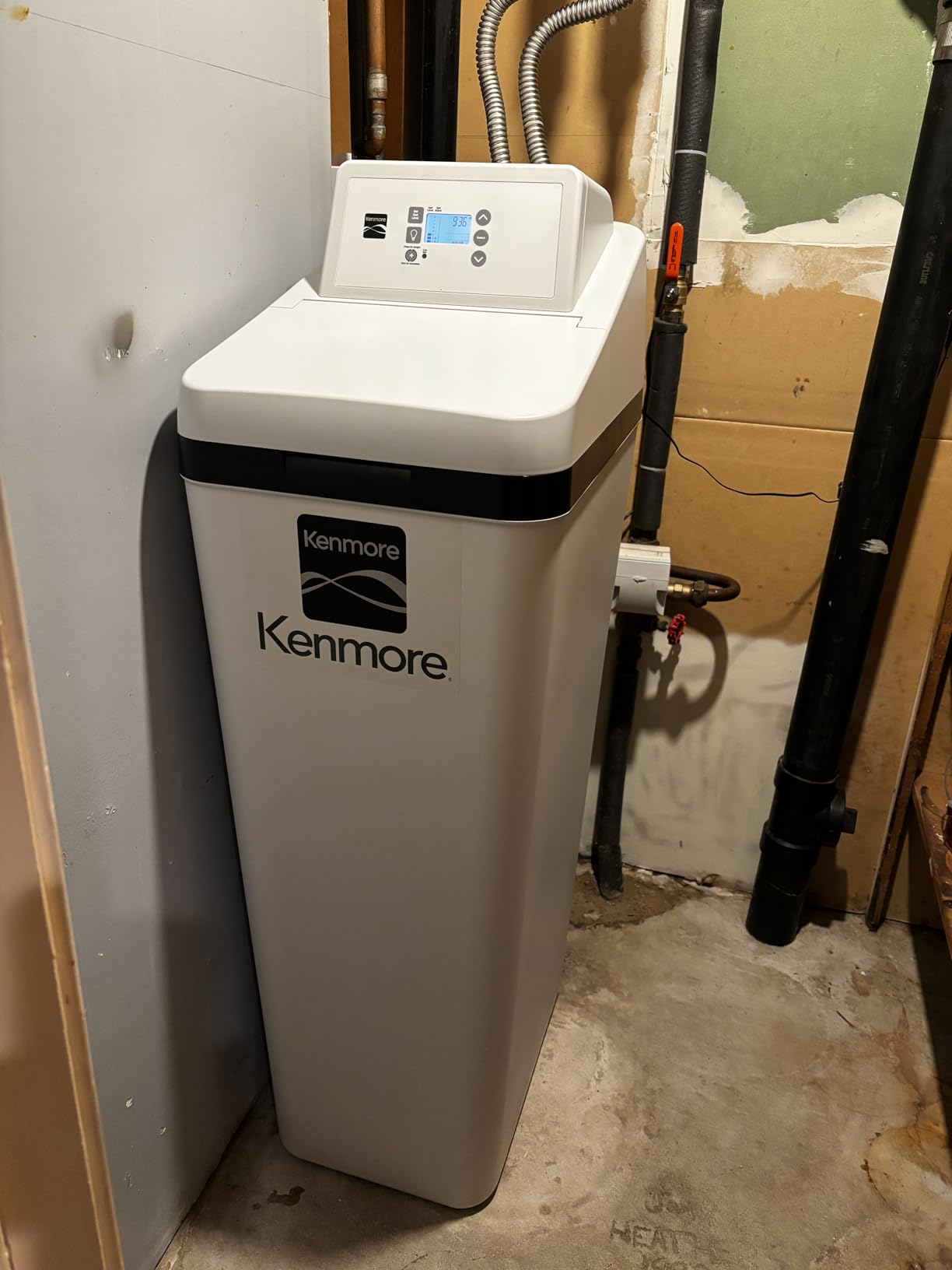 Kenmore 350 Water Softener System - 32,000 Grain Capacity Whole House Hard Water & Iron Reduction - Compact, Easy to Install, Salt Saving Technology customer photo 2