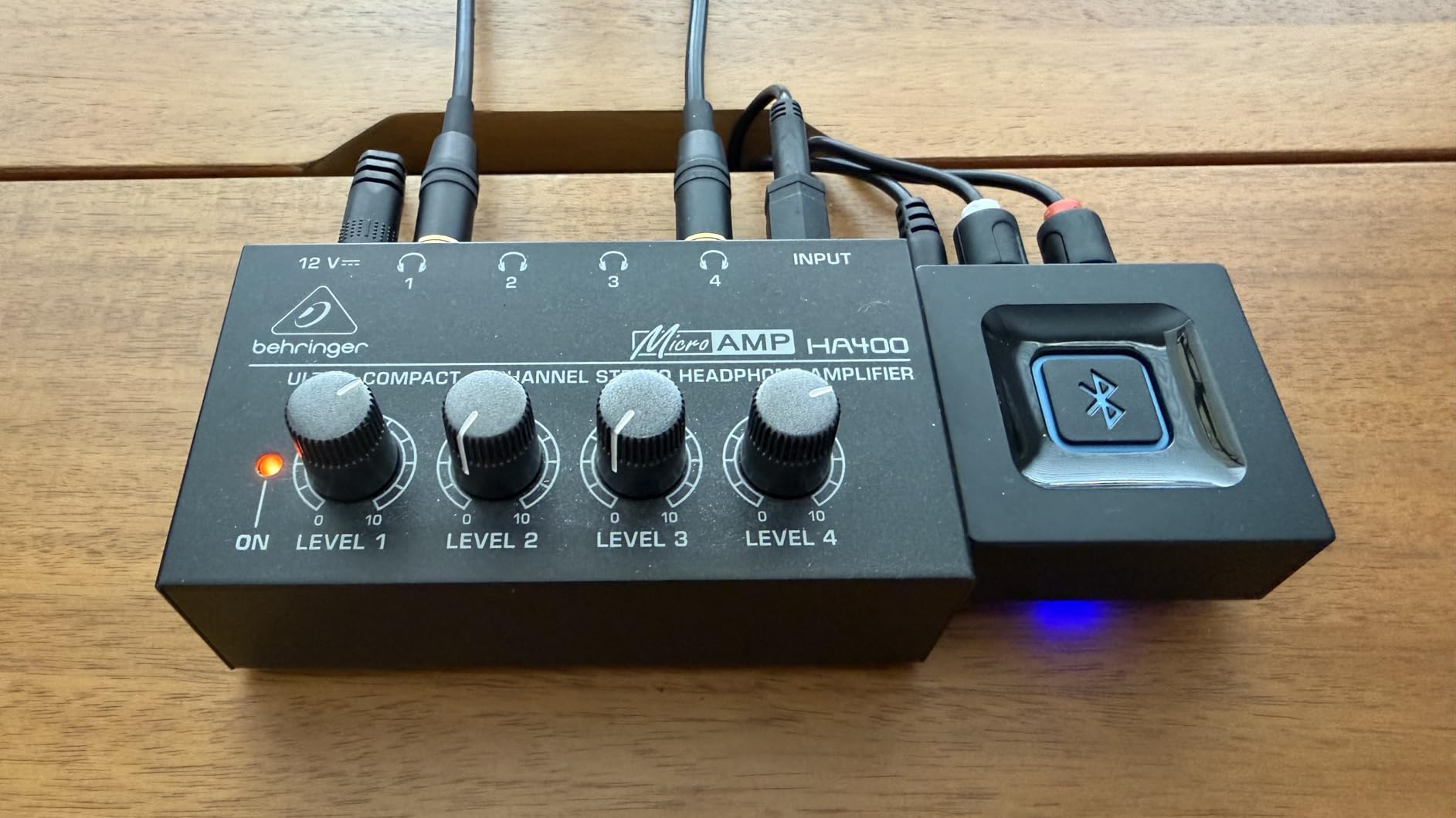 Esinkin Bluetooth Audio Adapter for Music Streaming Sound System, Wireless Audio Adapter Works with Smartphones and Tablets, Bluetooth Receiver for Home Stereo customer photo 2