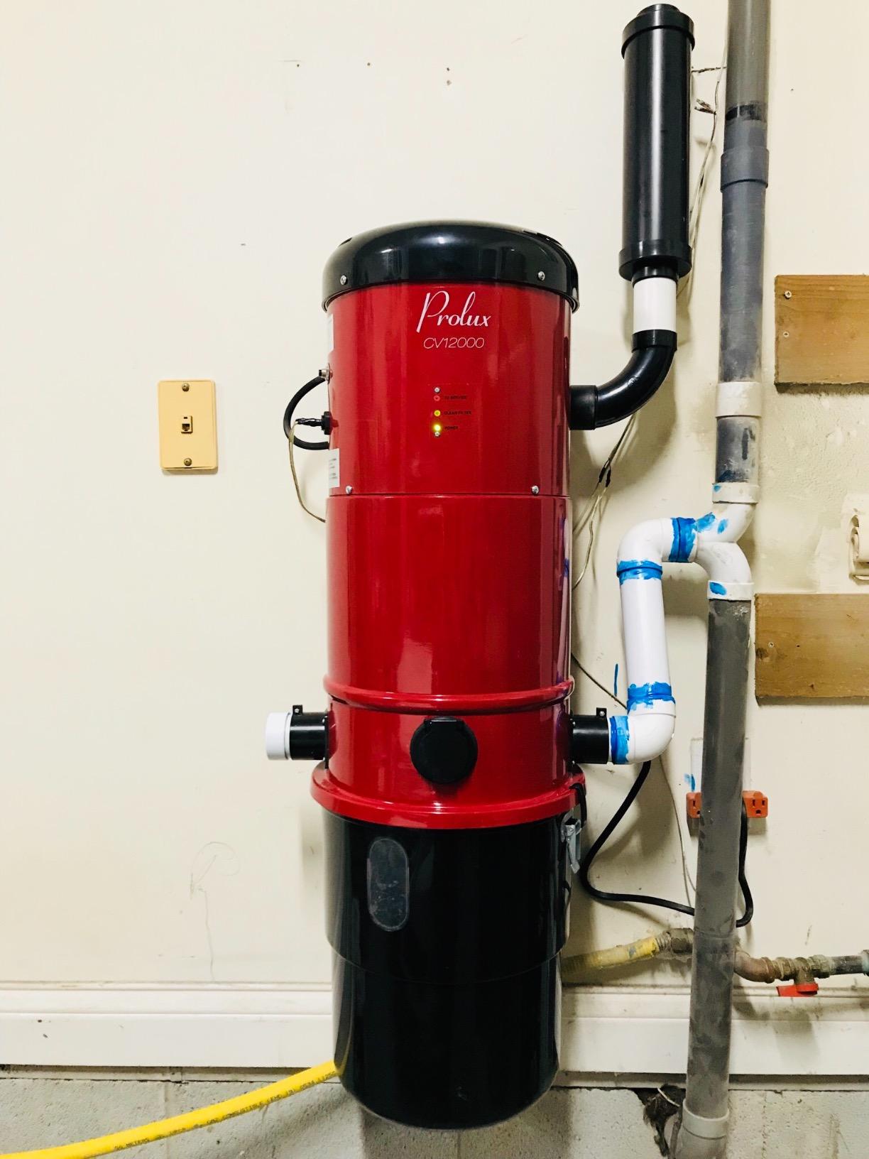 Prolux CV12000 Red Central Vacuum Power Unit w Powerful 2 Stage Motor customer photo 2