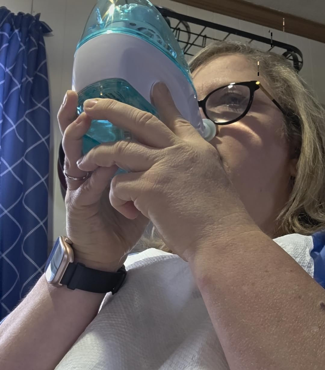 Navage Starter Bundle - Nasal Irrigation System - Saline Nasal Rinse Kit with 1 Nose Cleaner and 30 SaltPods for Congestion Relief ($109 Value). Sinus Rinse for Clinically Proven Benefits customer photo 1