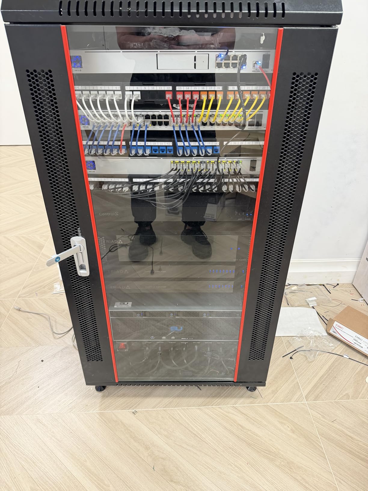 15U Wall Mount Server Rack Cabinet 24