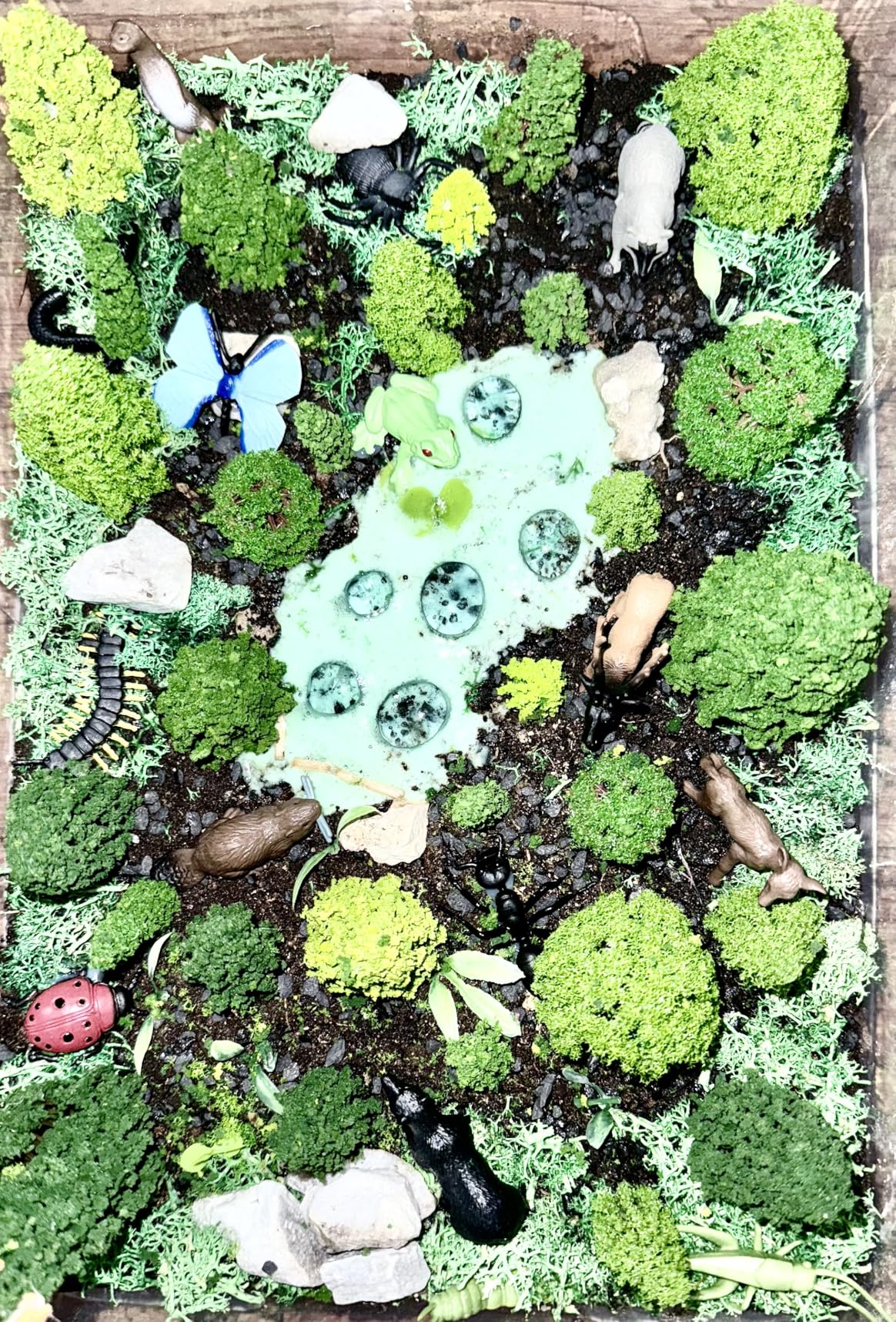 Mixed Model Trees, 29pcs, 1.5-6 inch(4-16 cm), Ho Scale Bushes, Diorama Supplies, Plastic Trees for Projects, Model Train Scenery with No Bases customer photo 2