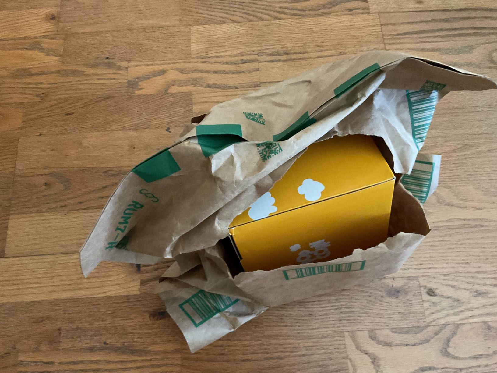 Ecolution Patented Micro-Pop Microwave Popcorn Popper with Temperature Safe Glass, 3-in-1 Lid Measures Kernels and Melts Butter, Made Without BPA, Dishwasher Safe, 3-Quart, Red customer photo 1