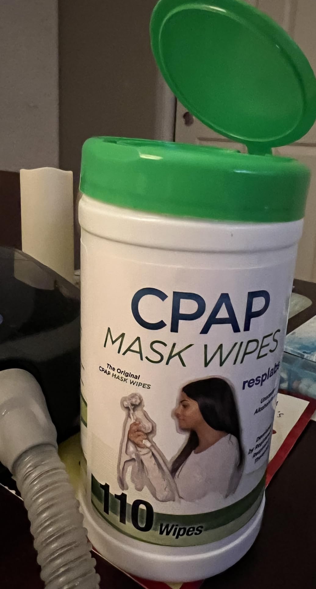resplabs CPAP Mask Wipes Unscented Cleaner for Full Face, Nasal Masks & Supplies 110 Wipes customer photo 1