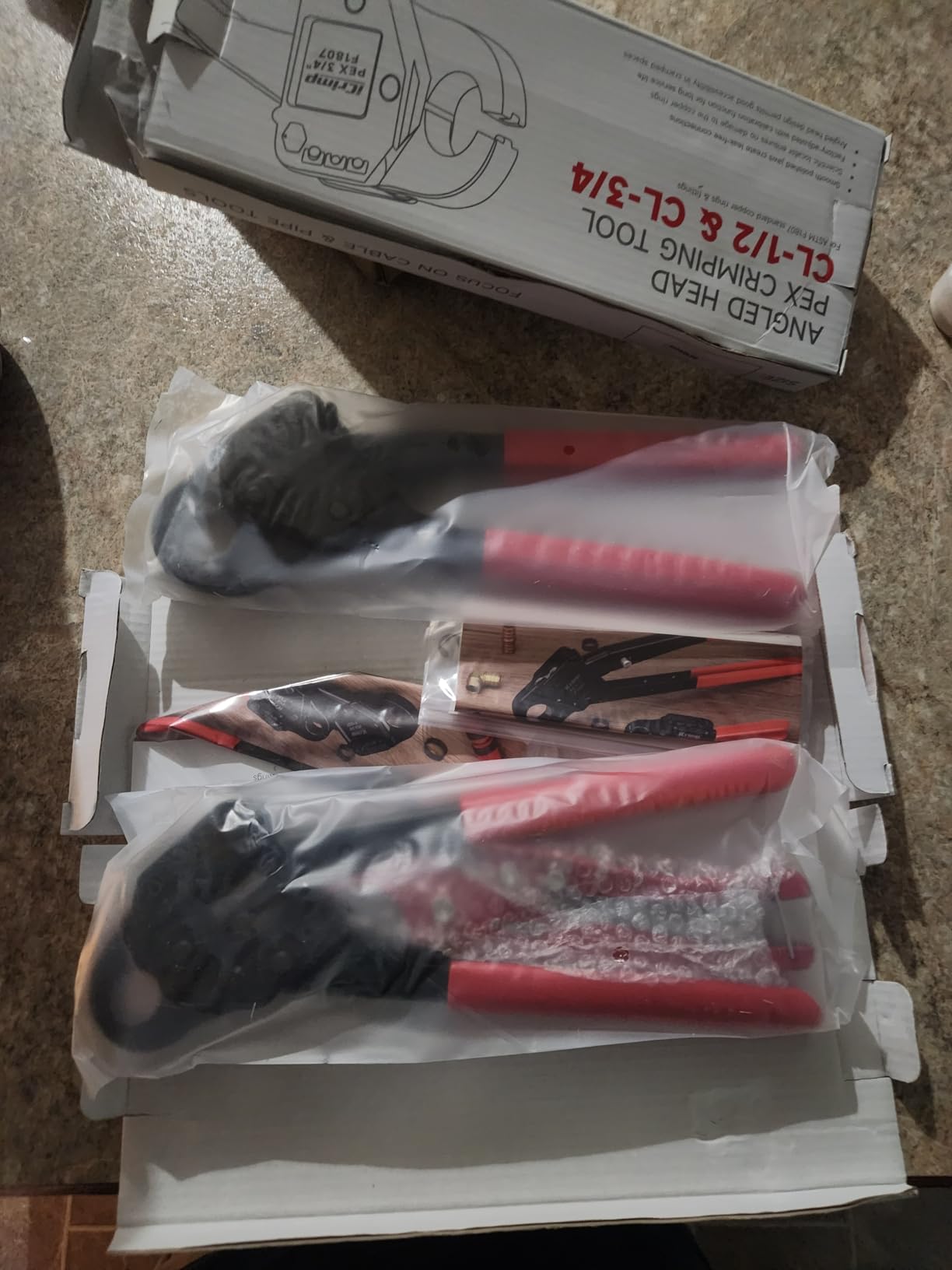 iCrimp Angle Head F1807 PEX Pipe Crimping Tool for Copper Rings - 1/2&3/4-inch Two Crimper Set with Cutter, Suitable for Tight Spaces customer photo 2