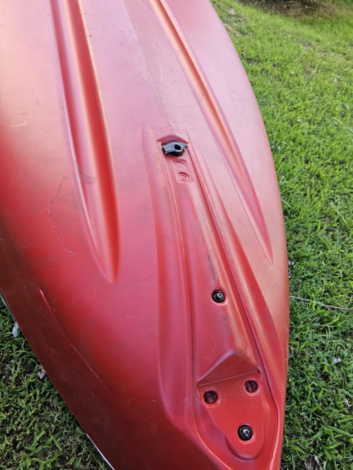 Lifetime Kodiak Canoe with 2 Paddles, Red, 13' customer photo 2