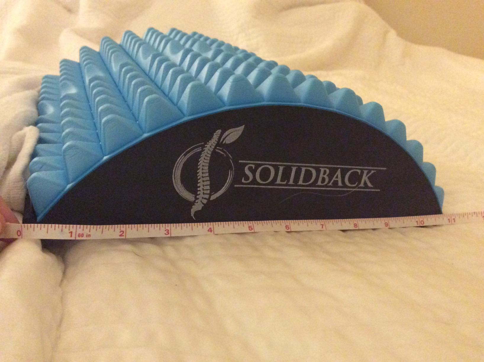 SOLIDBACK | Lower Back Pain Relief Treatment Stretcher | Chronic Lumbar Support | Herniated Disc | Sciatica Nerve | Spinal Stenosis | Posture Corrector | Pillow Cushion And Brace Products Alternative customer photo 2