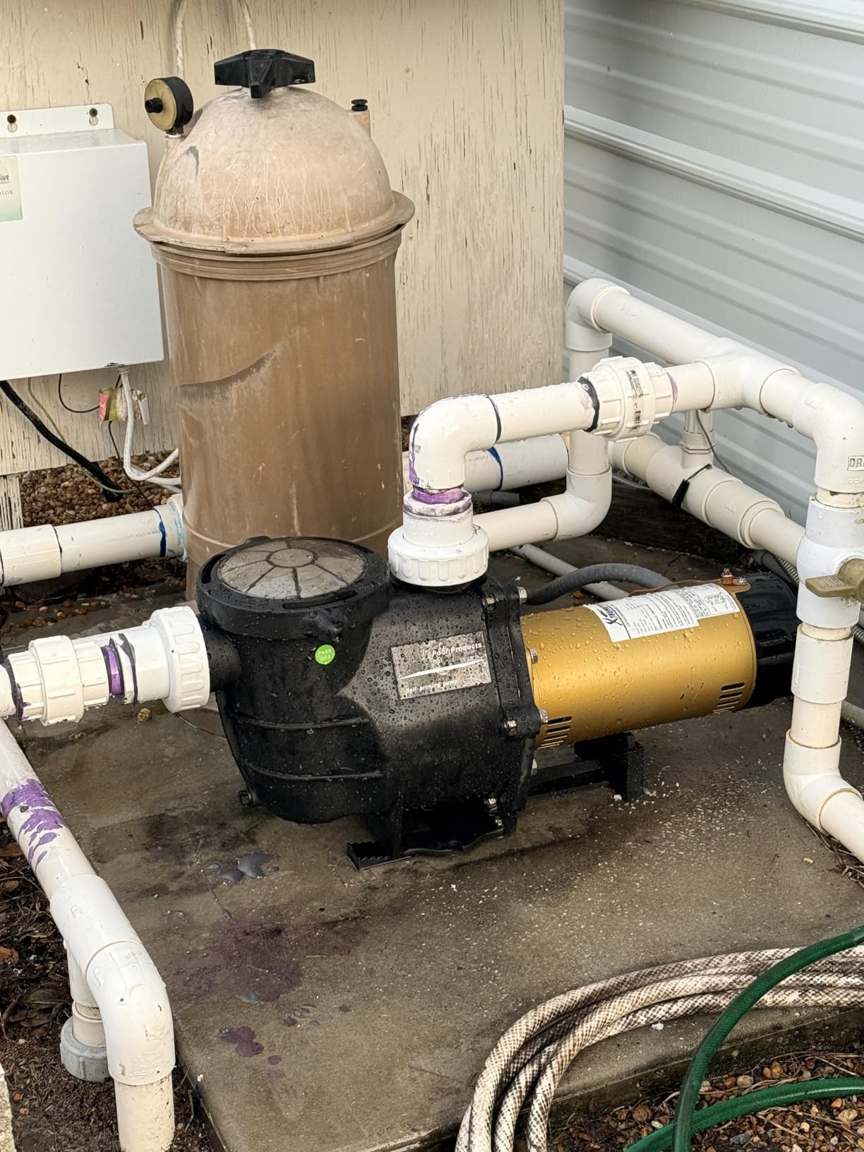 XtremepowerUS 2HP In-Ground Swimming Pool Pump Dual Speed High Flow 2