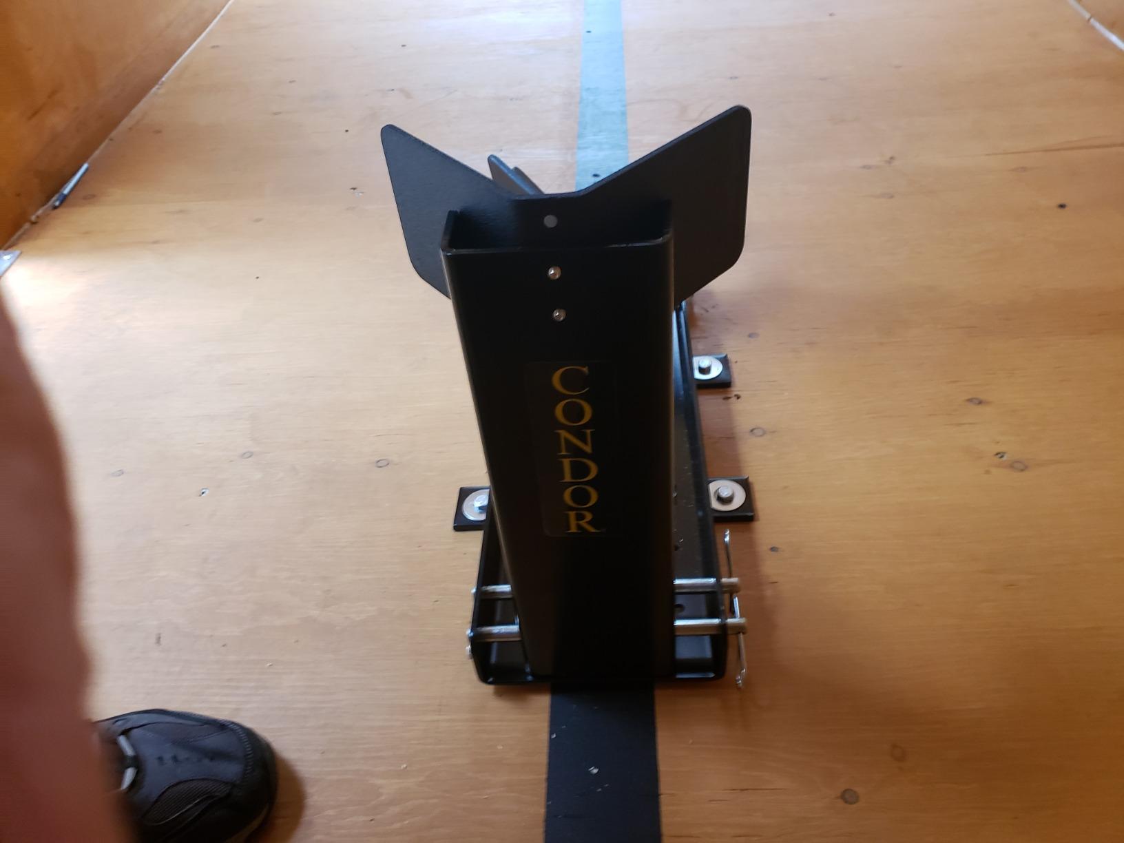 Condor Motorcycle Trailer-Only Chock/Simple Chock for Wheel Chock or Trailer Stand (SC-2000) customer photo 1