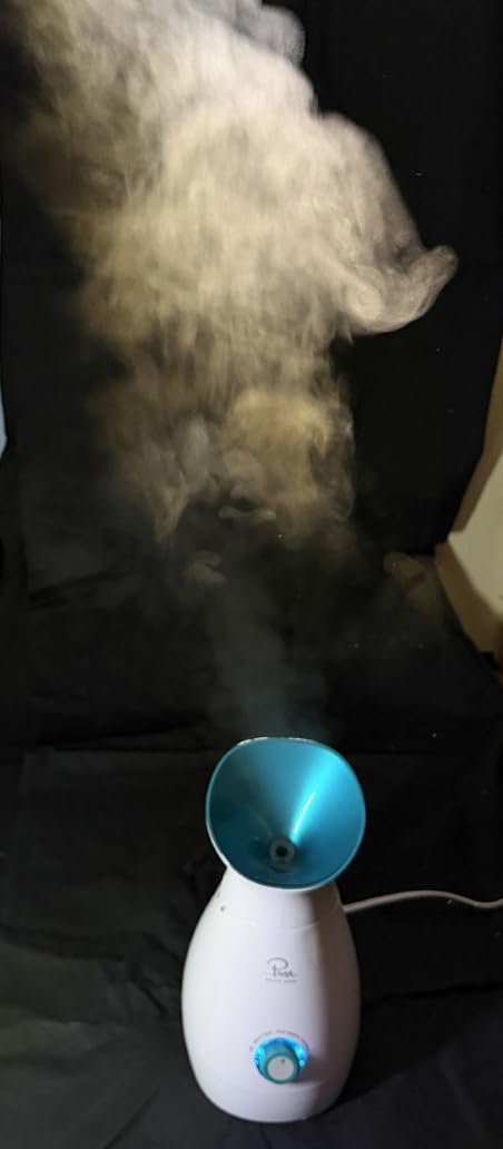 Pure Daily Care NanoSteamer Large 3-in-1 Nano Ionic Facial Steamer with Precise Temp Control - Humidifier - Unclogs Pores - Blackheads - Spa Quality - Bonus 5 Piece Stainless Steel Skin Kit (Teal) customer photo 1