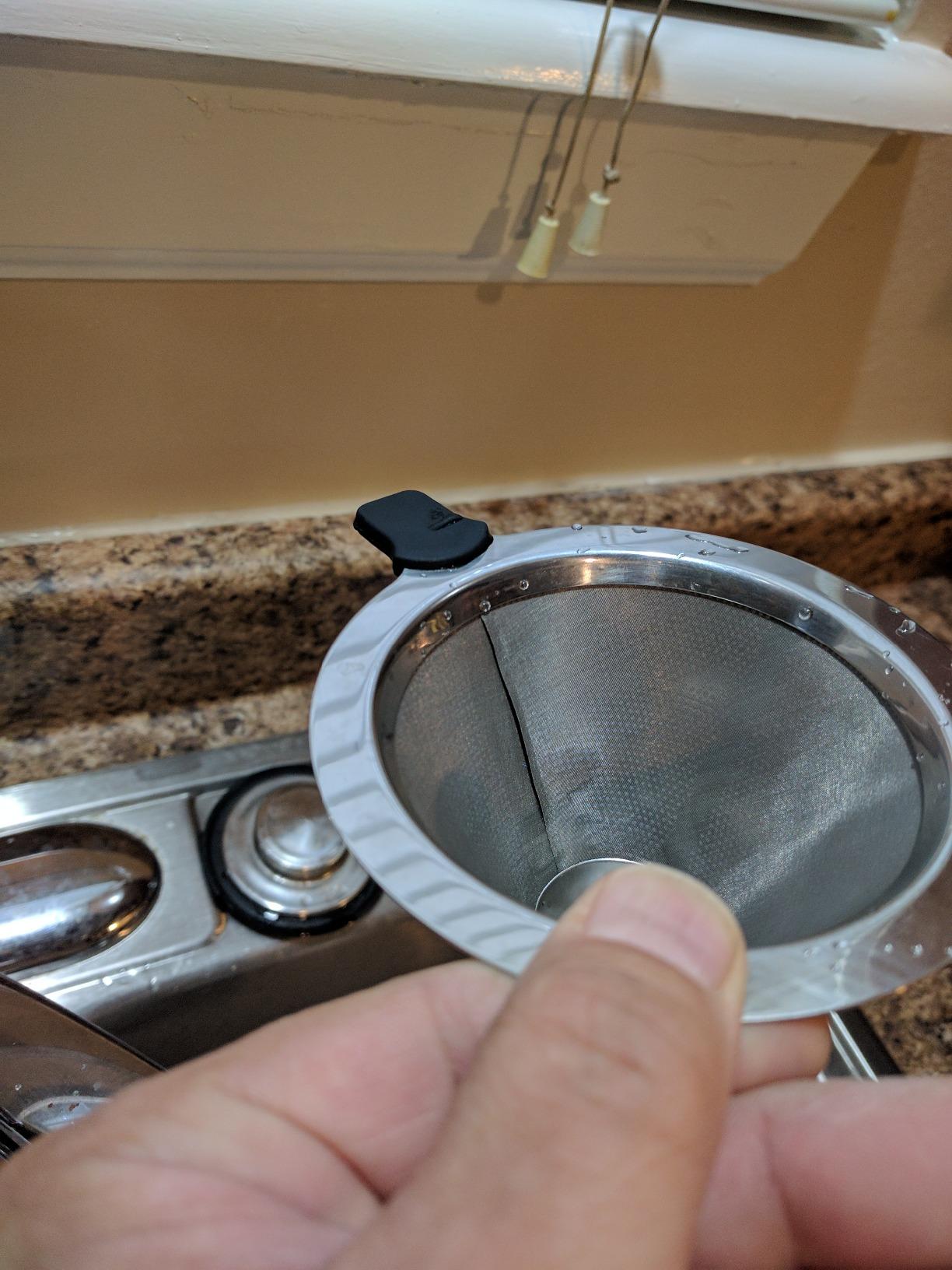 Coffee Gator Pour Over Coffee Maker - 27oz High Heat Borosilicate Glass with Reusable Stainless Steel Filter, Drip Coffee Brewer Dripper Set Carafe, 800ml Clear customer photo 2