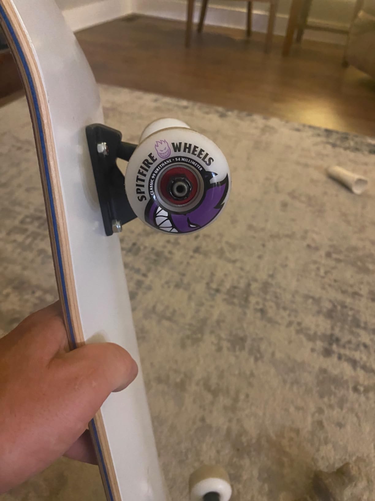 Spitfire Bighead Skateboard Wheel 54mm White customer photo 1