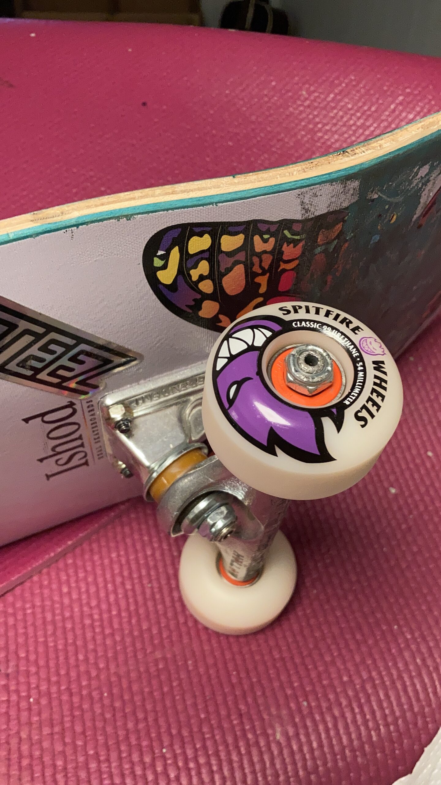 Spitfire Bighead Skateboard Wheel 54mm White customer photo 2