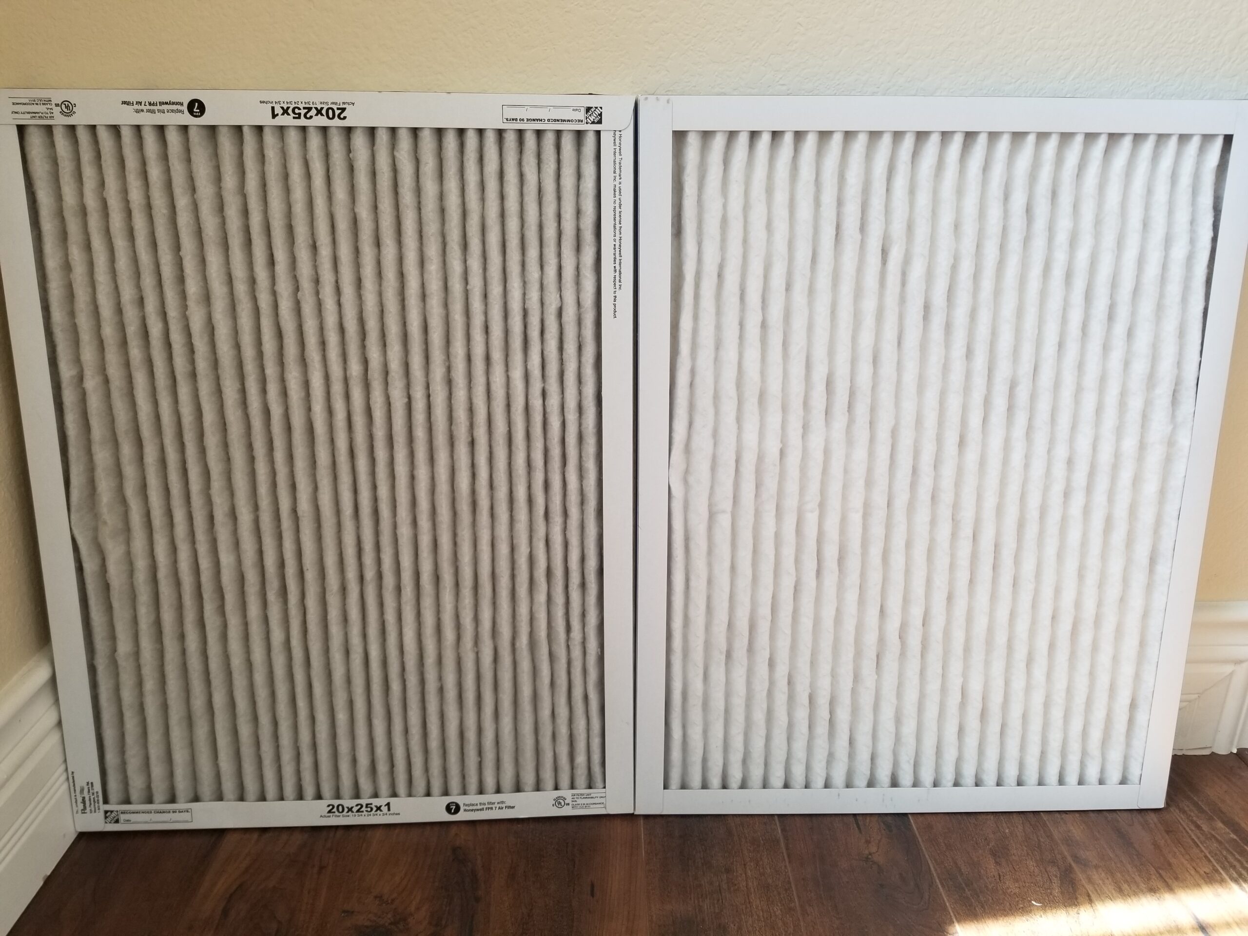 Aerostar 20x25x1 MERV 11 Air Filter, 6 Count, ACTUAL SIZE (19.75 x 24.75 x 0.75), HVAC, Air Conditioning & Furnace Filter for Dust, Pet Dander, Smoke & Allergies (MPR 1200 / FPR 7), Made in USA customer photo 2