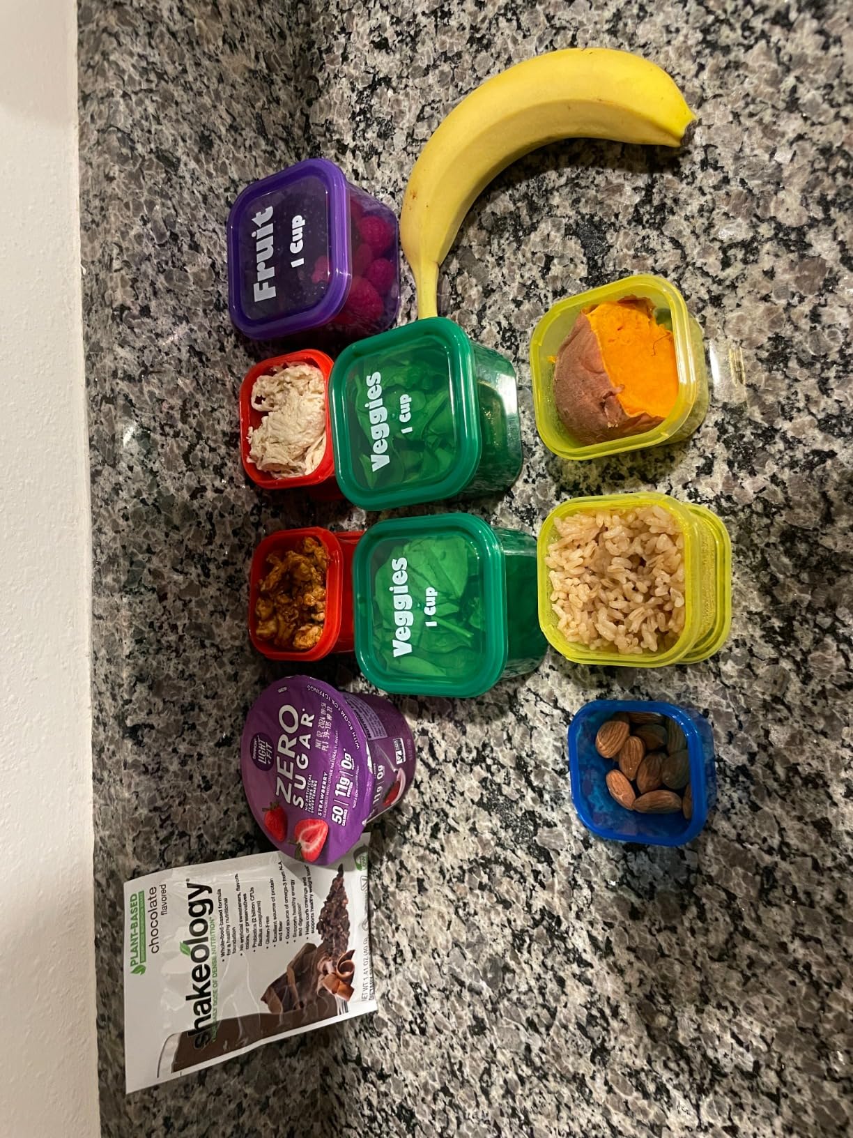 Portion Control Containers DELUXE Kit (14-Piece) with COMPLETE GUIDE + 21 DAY PLANNER + RECIPE eBOOK BPA FREE Color Coded Meal Prep System for Diet and Weight Loss customer photo 2