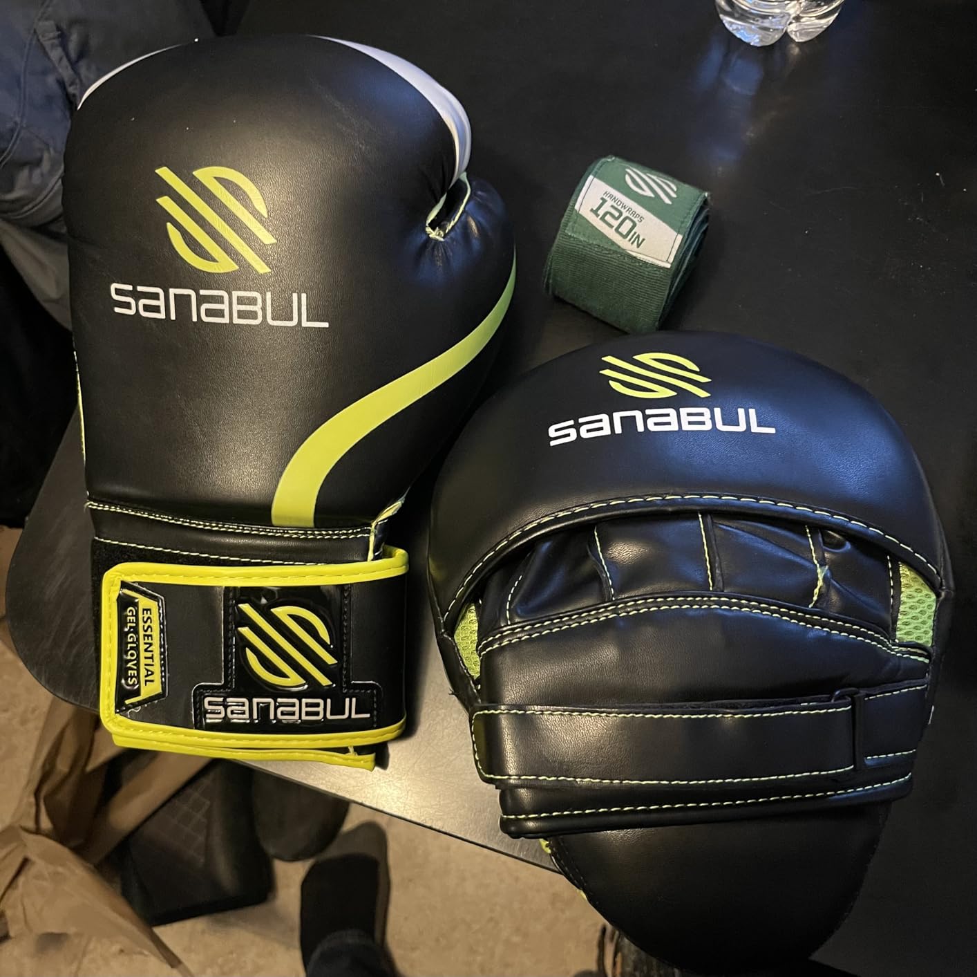 Sanabul Essential Gel Boxing Gloves for Men & Women, Kickboxing MMA, Muay Thai Gloves and Heavy Bag Training Punching & Sparring customer photo 1