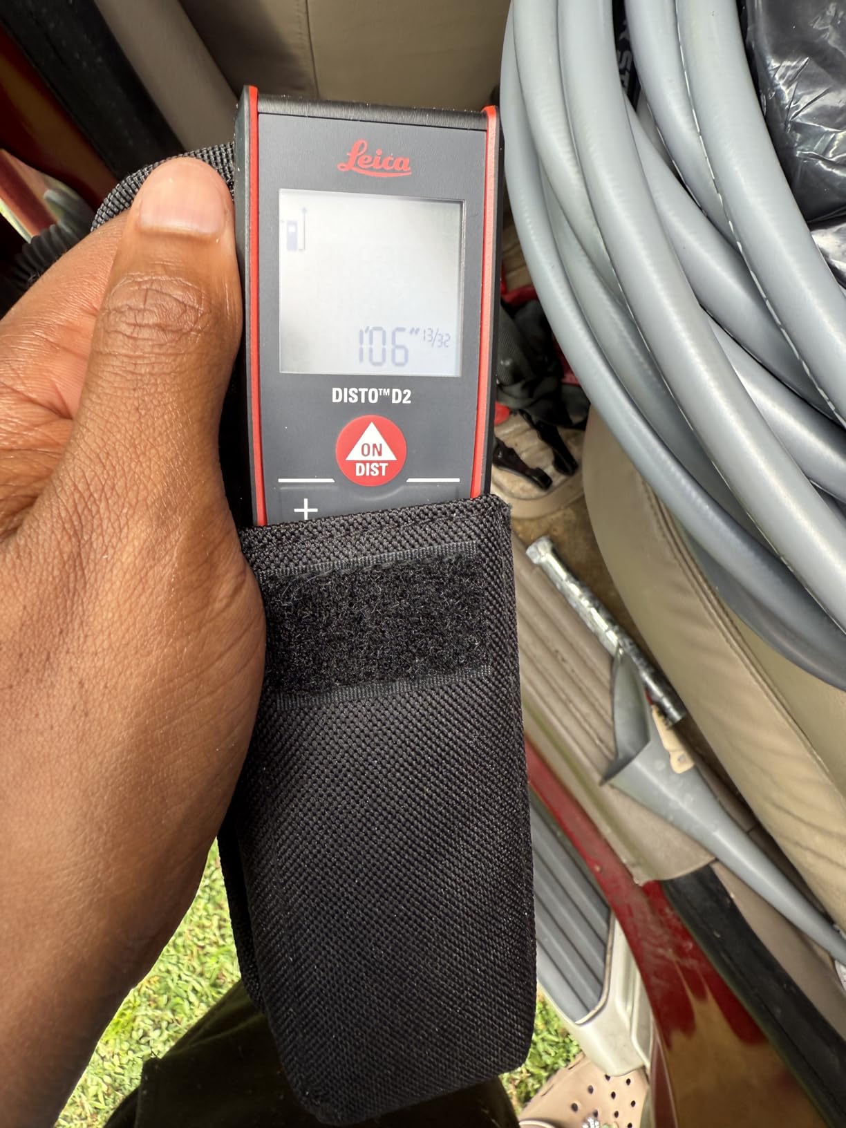 Leica Geosystems DISTO D2 New 330ft Laser Distance Measure with Bluetooth 4.0 customer photo 1