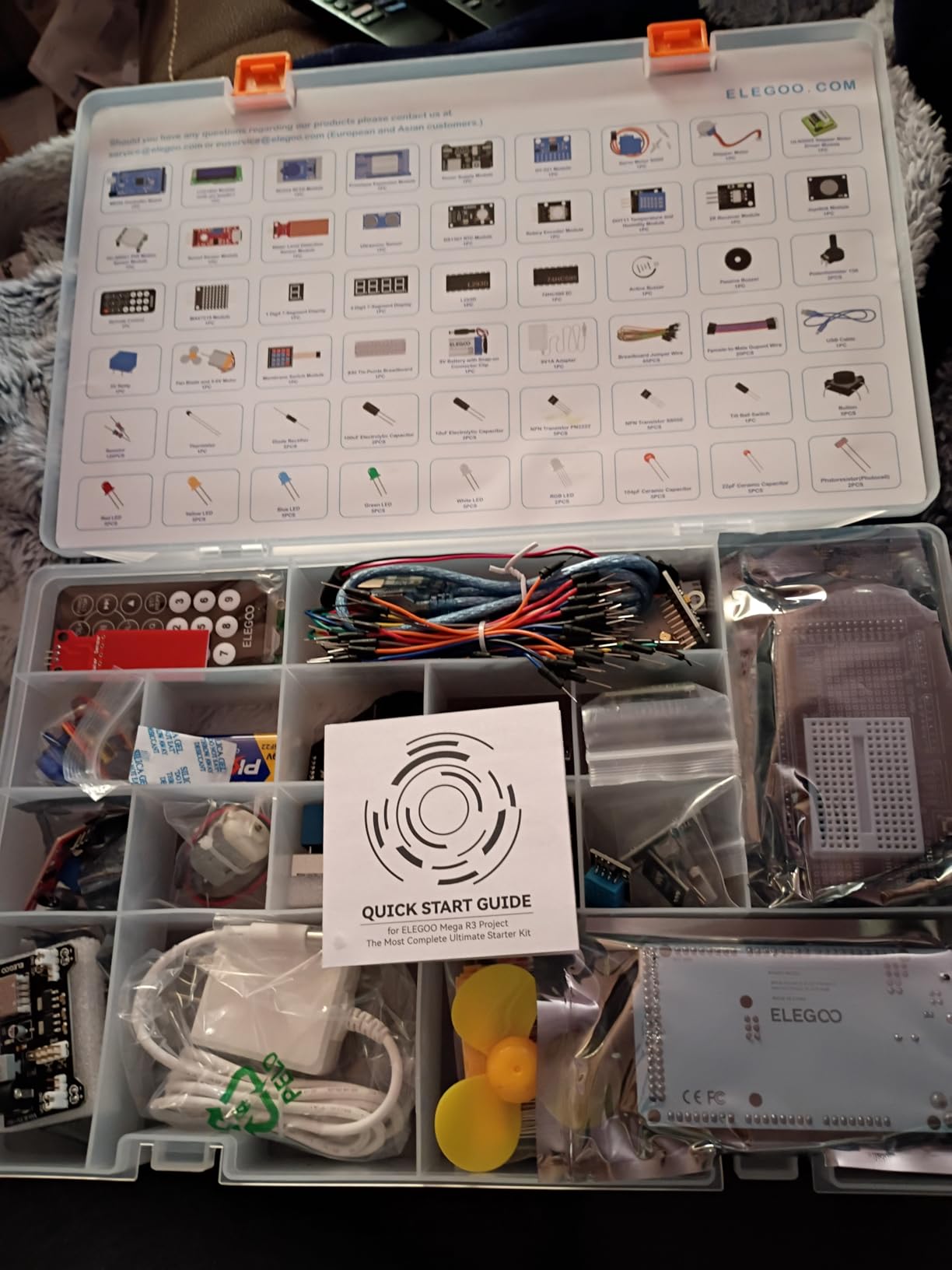 Mega R3 Project The Most Complete Ultimate Starter Kit with Tutorial Compatible with Arduino IDE customer photo 1